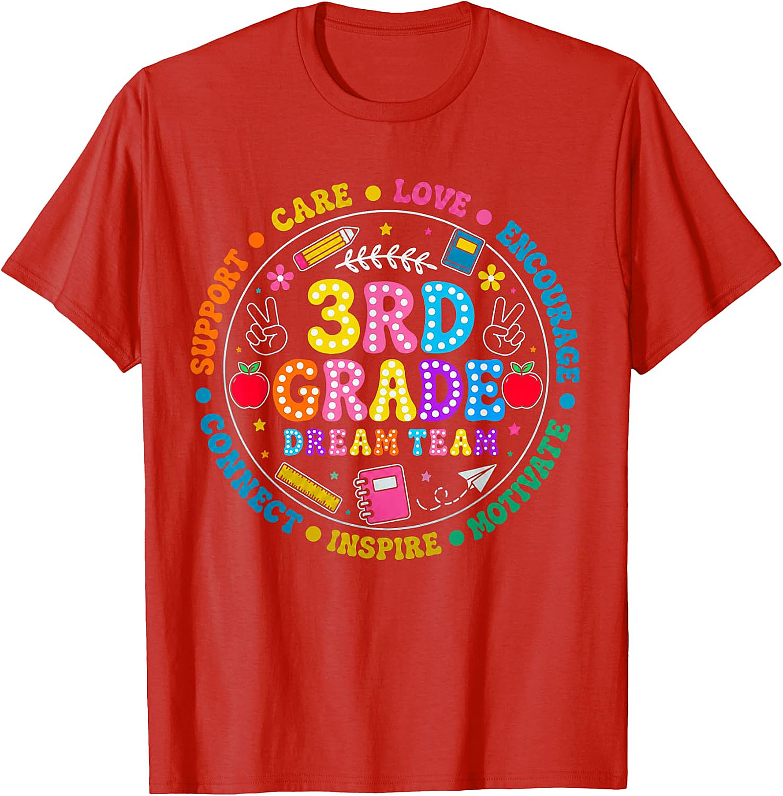 3rd Grade Dream Team T-Shirt | Back to School Teacher Tee