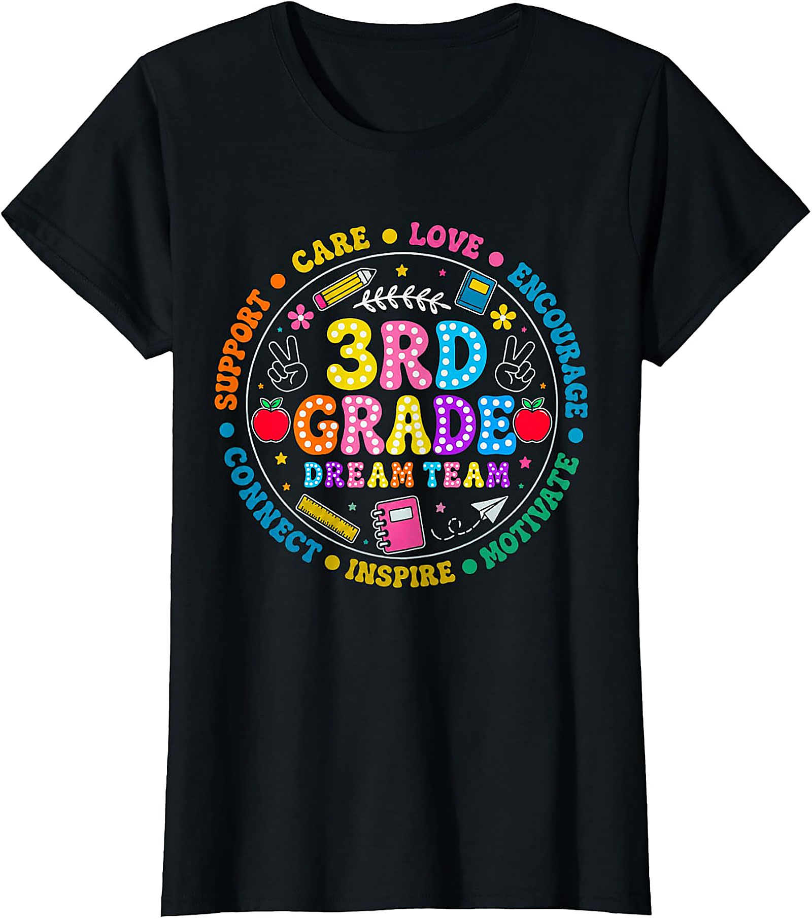 3rd Grade Dream Team T-Shirt | Back to School Teacher Tee