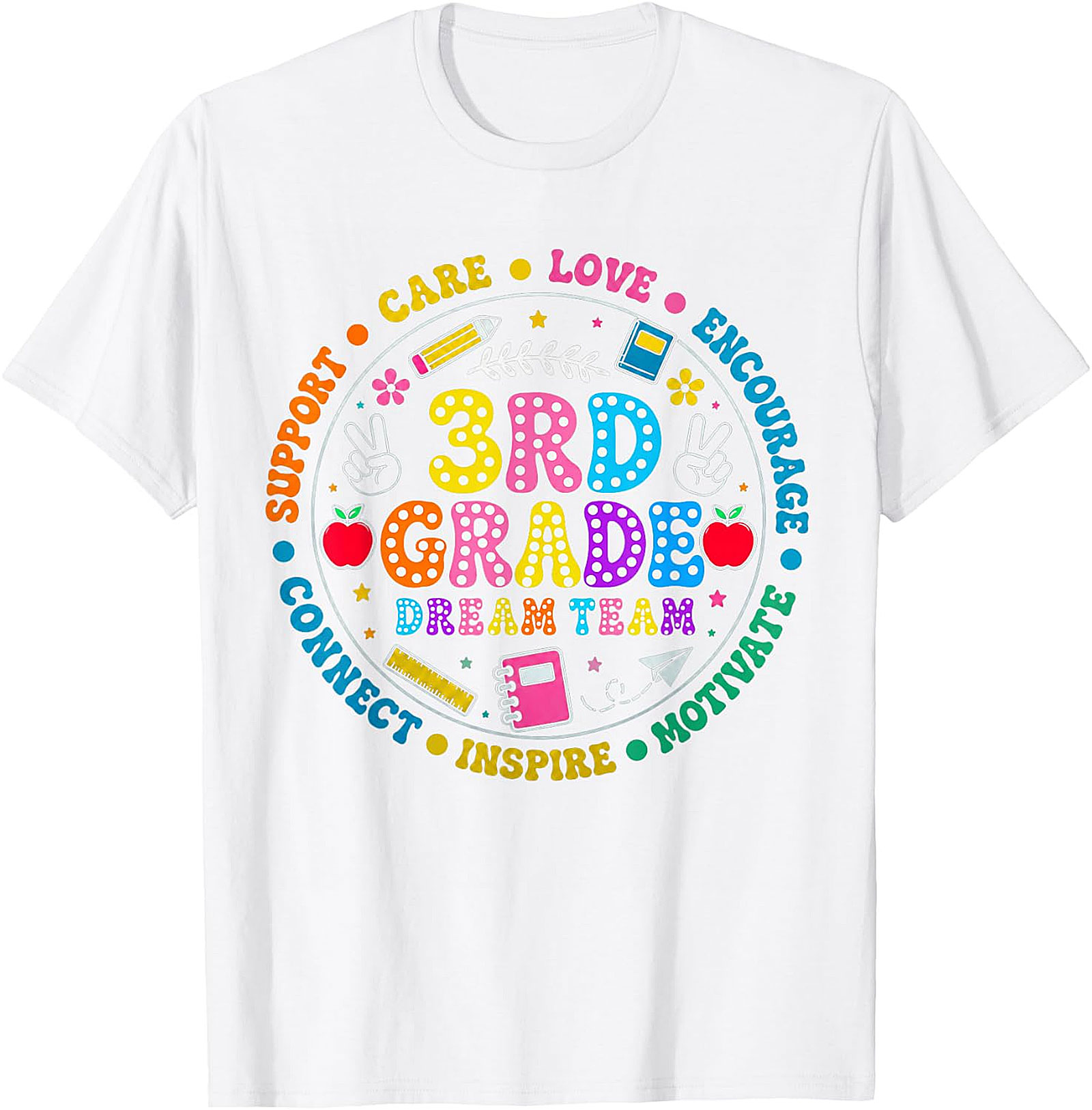3rd Grade Dream Team T-Shirt | Back to School Teacher Tee