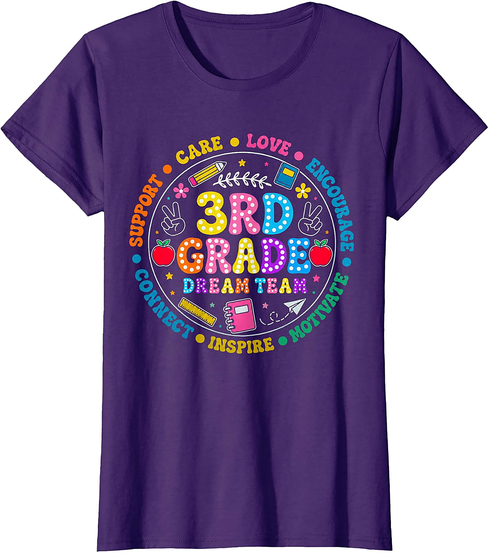 3rd Grade Dream Team T-Shirt | Back to School Teacher Tee