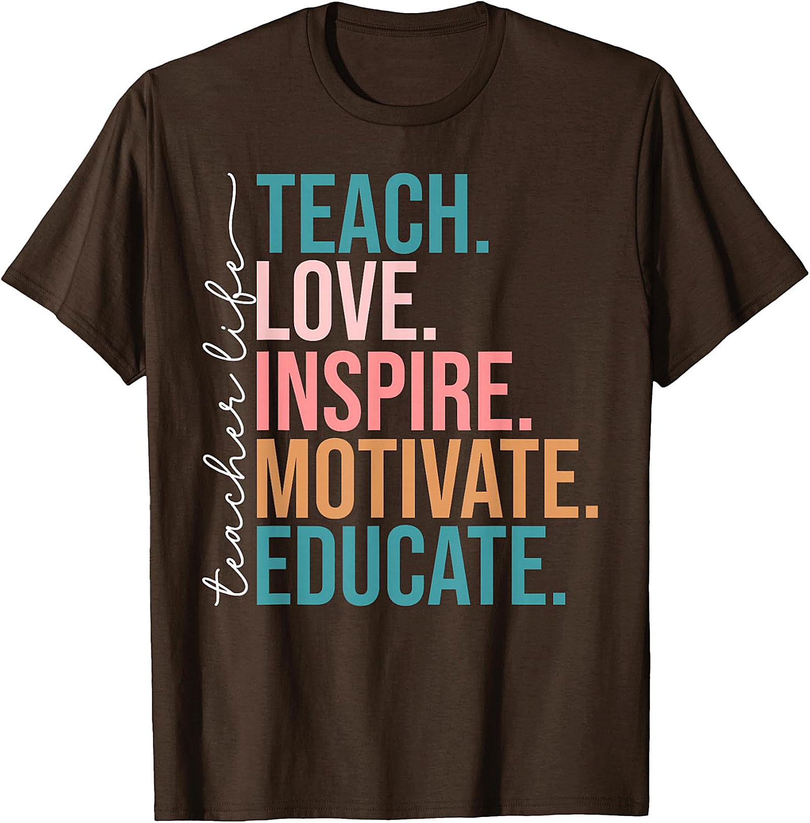 Teach Love Inspire Teacher T-Shirt | Back to School Tee
