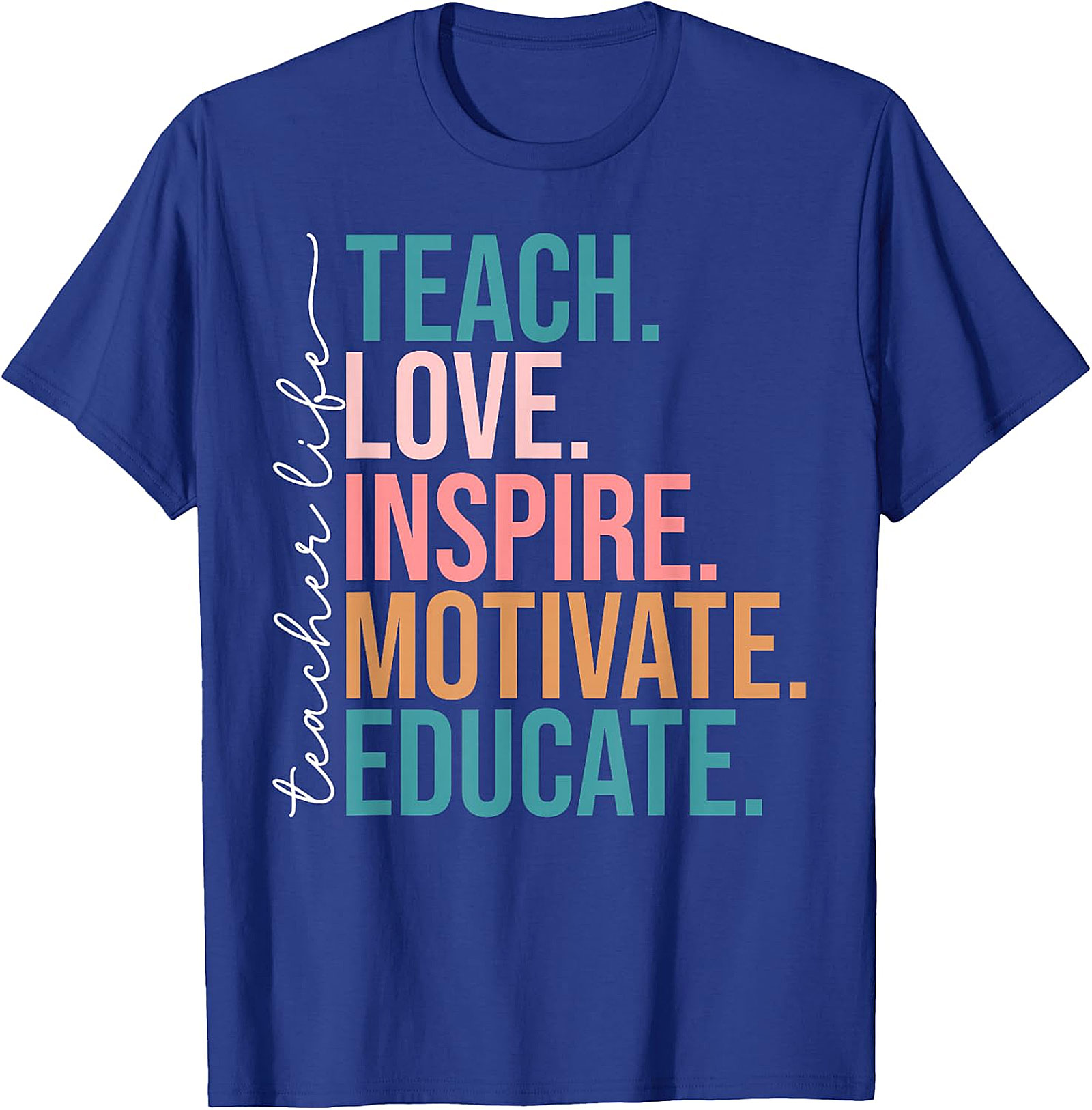 Teach Love Inspire Teacher T-Shirt | Back to School Tee