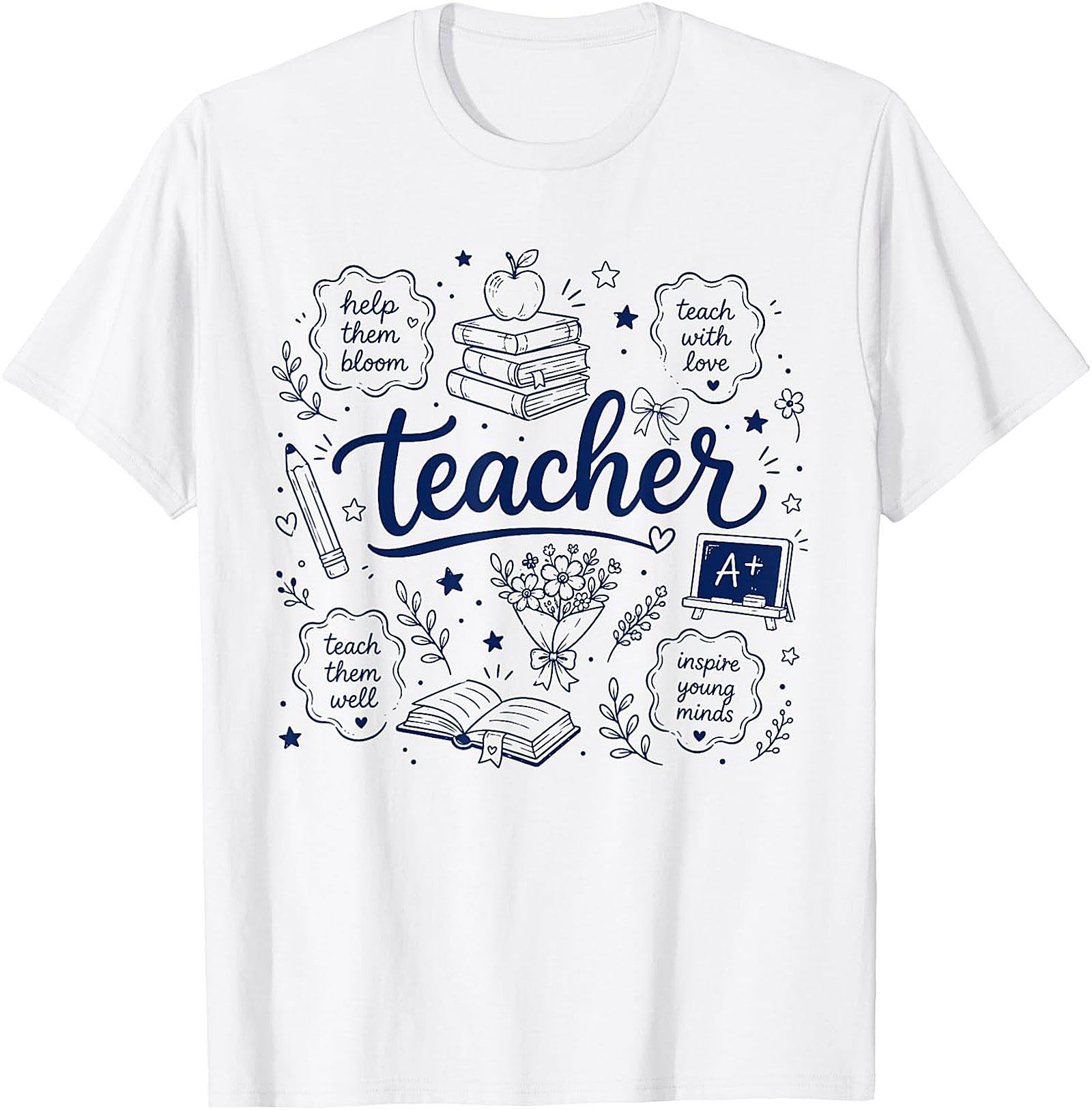 Teacher T-Shirt | Back to School Graphic Tee for Educators