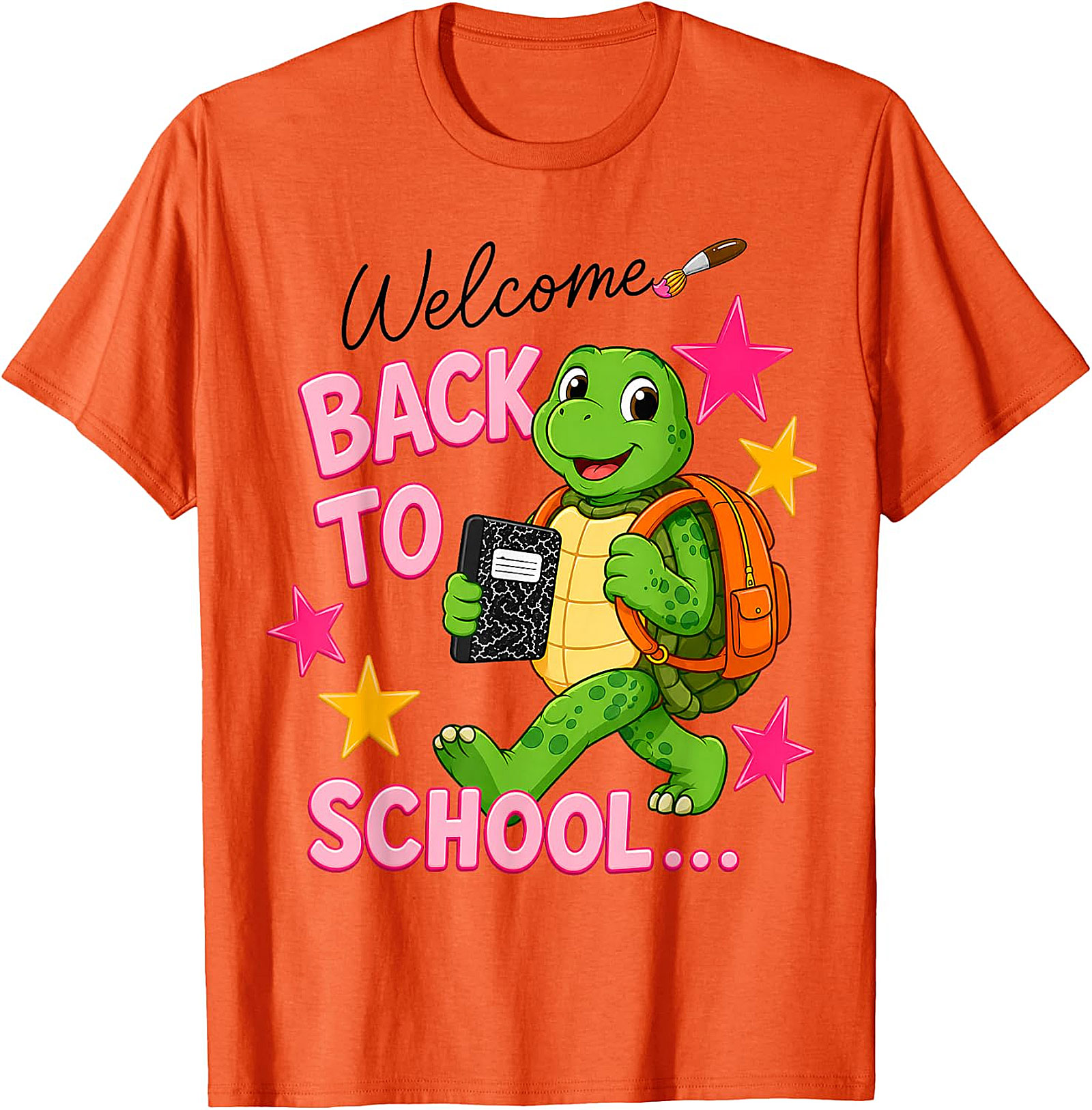 Back to School Turtle Teacher T-Shirt | Funny First Day Tee