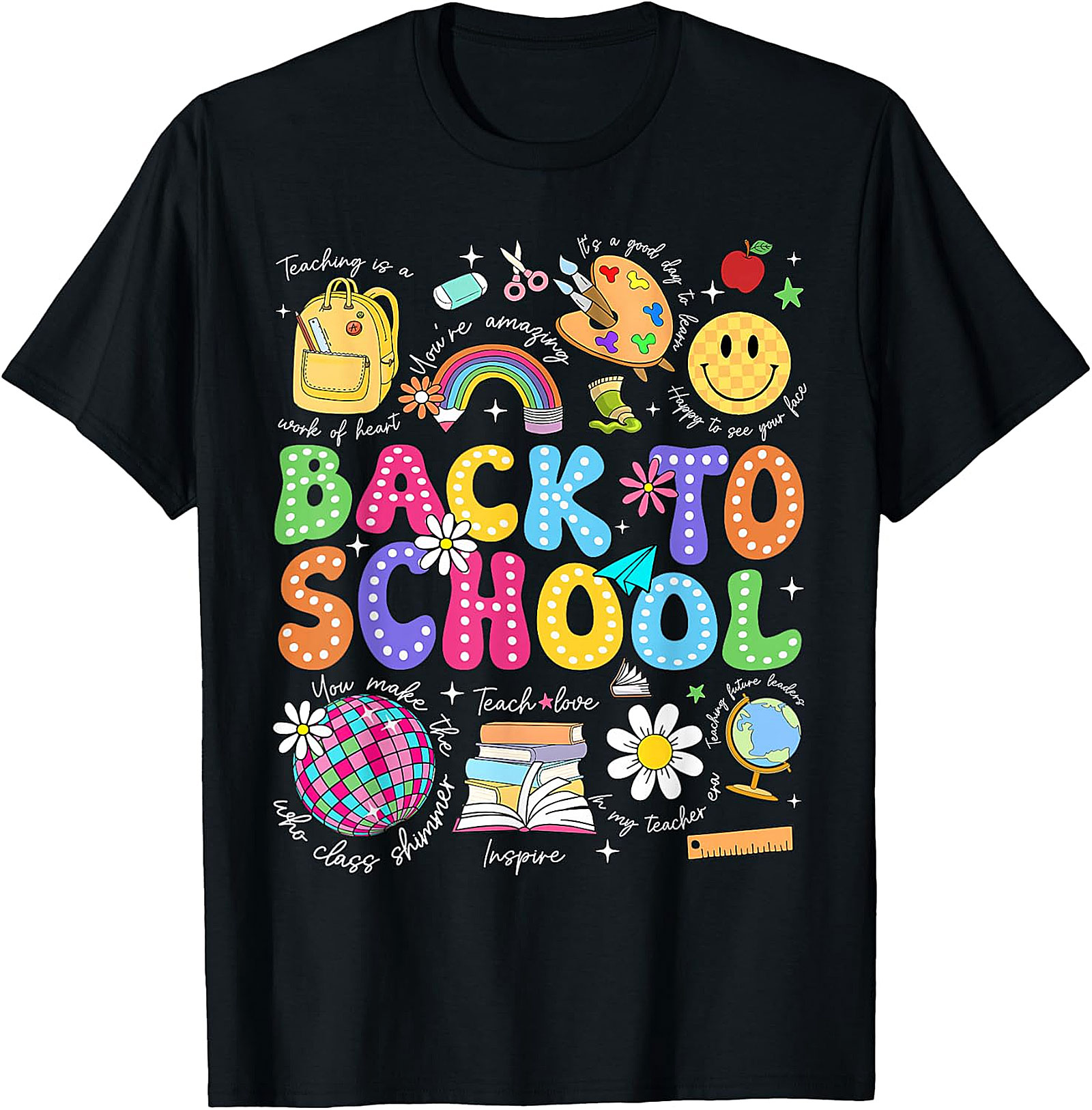 Back To School Teacher T-Shirt | Fun First Day Graphic Tee
