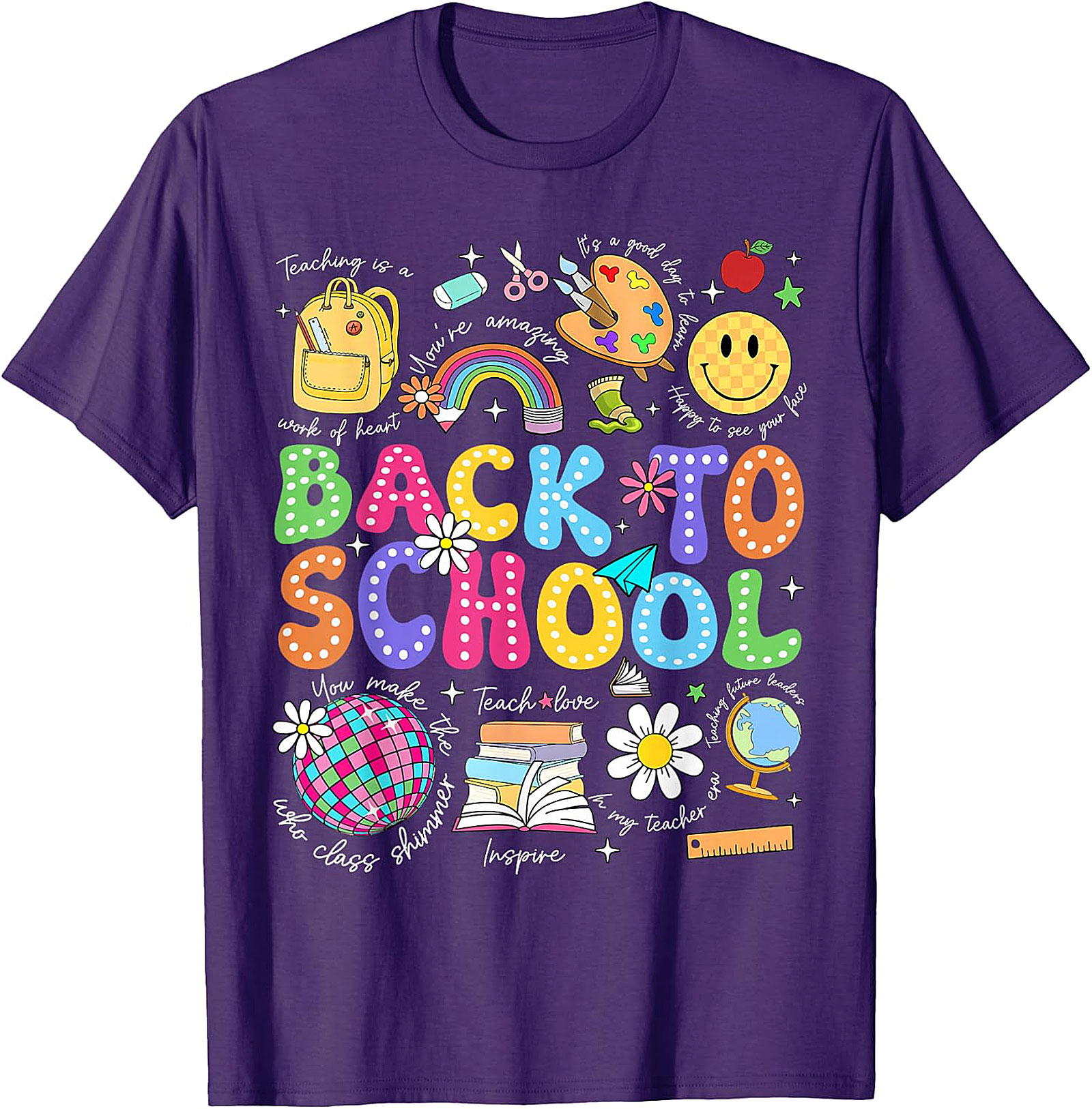 Back To School Teacher T-Shirt | Fun First Day Graphic Tee