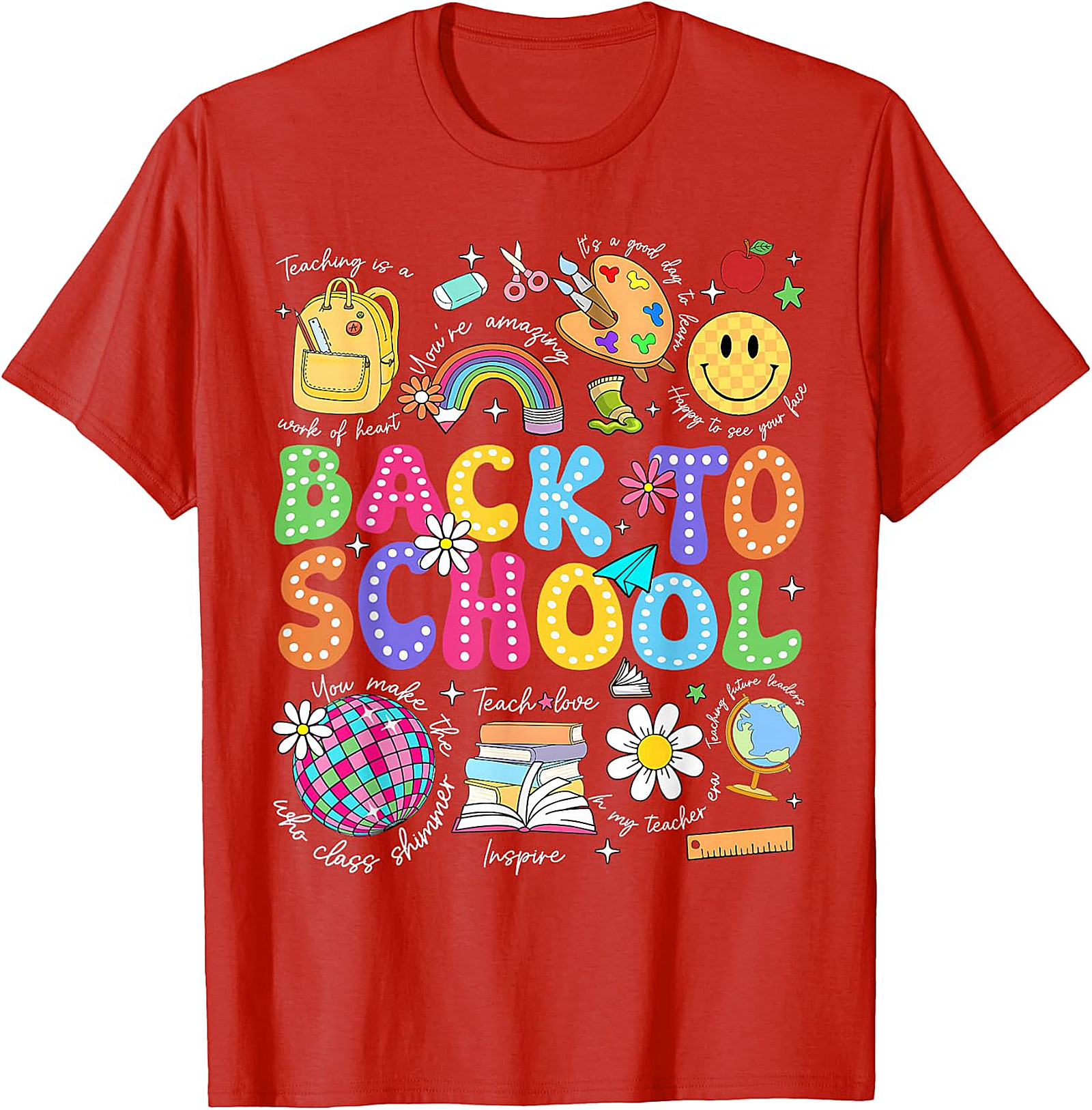 Back To School Teacher T-Shirt | Fun First Day Graphic Tee