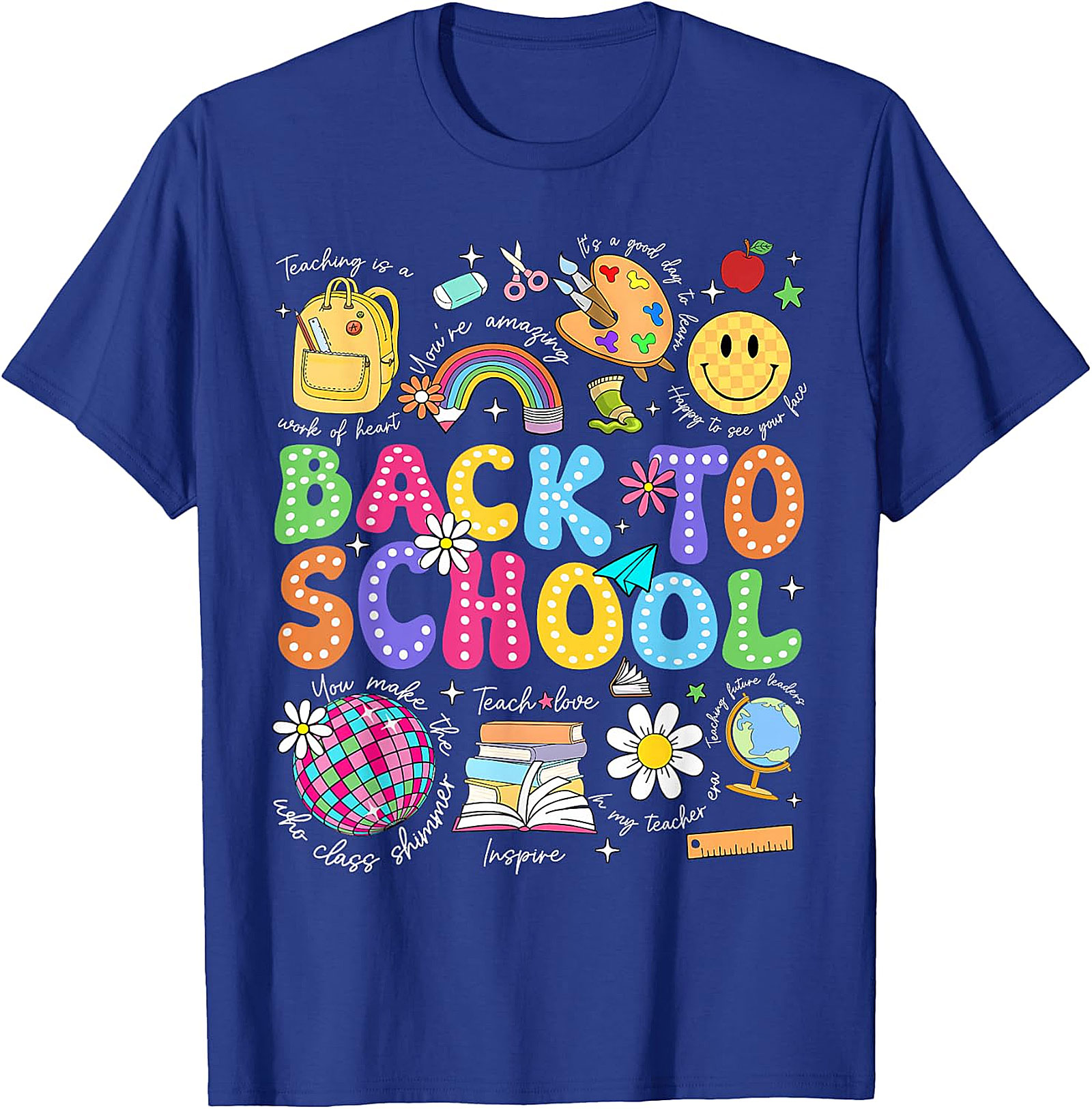 Back To School Teacher T-Shirt | Fun First Day Graphic Tee