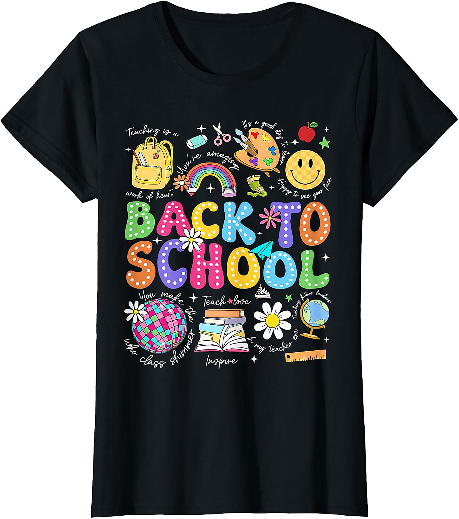 Back To School Teacher T-Shirt | Fun First Day Graphic Tee