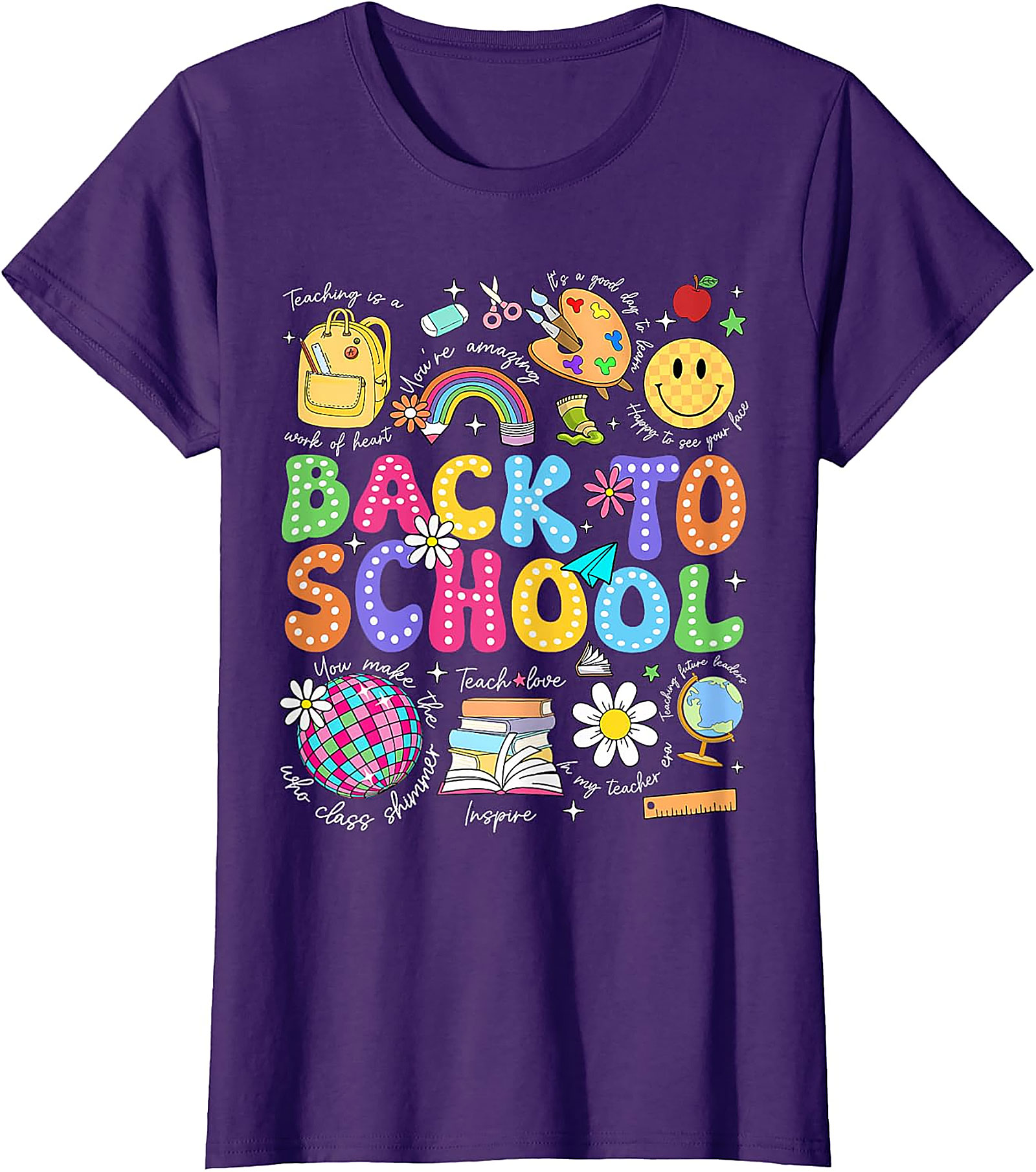 Back To School Teacher T-Shirt | Fun First Day Graphic Tee