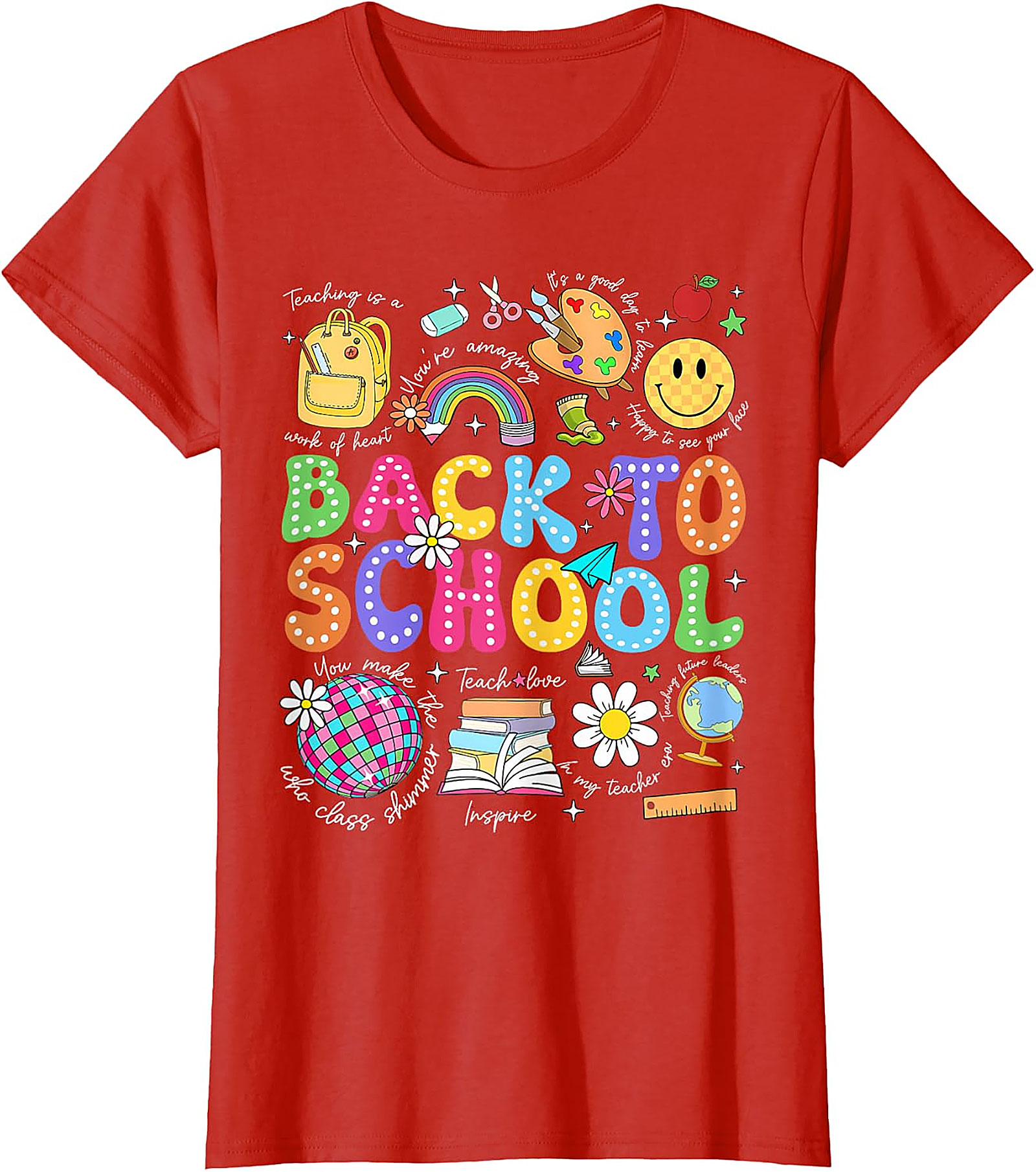 Back To School Teacher T-Shirt | Fun First Day Graphic Tee