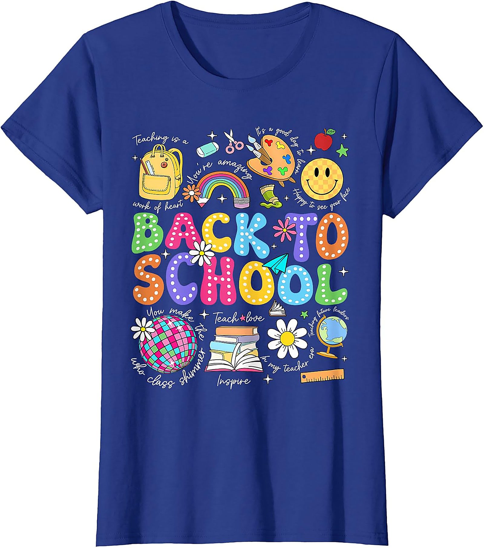 Back To School Teacher T-Shirt | Fun First Day Graphic Tee