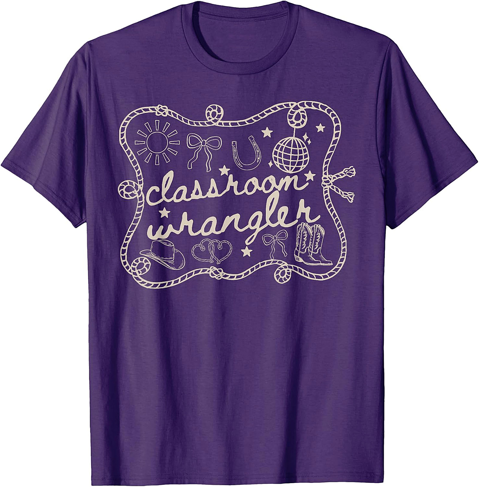Classroom Wrangler Teacher T-Shirt | Funny Western Tee