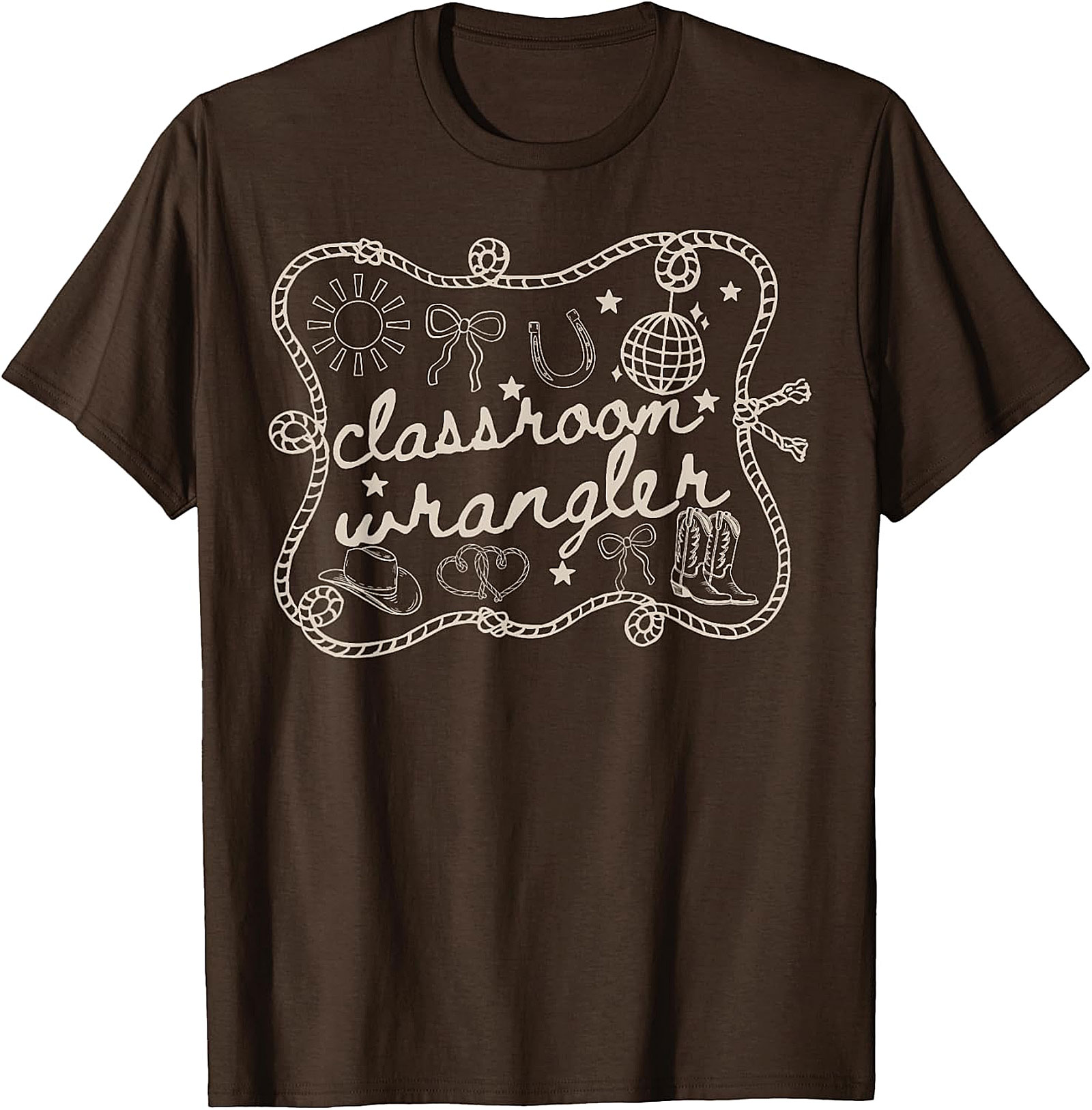 Classroom Wrangler Teacher T-Shirt | Funny Western Tee