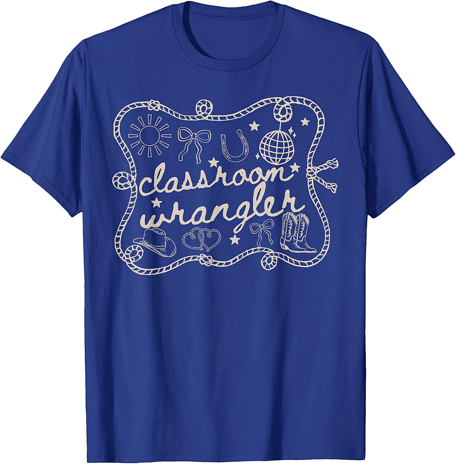 Classroom Wrangler Teacher T-Shirt | Funny Western Tee