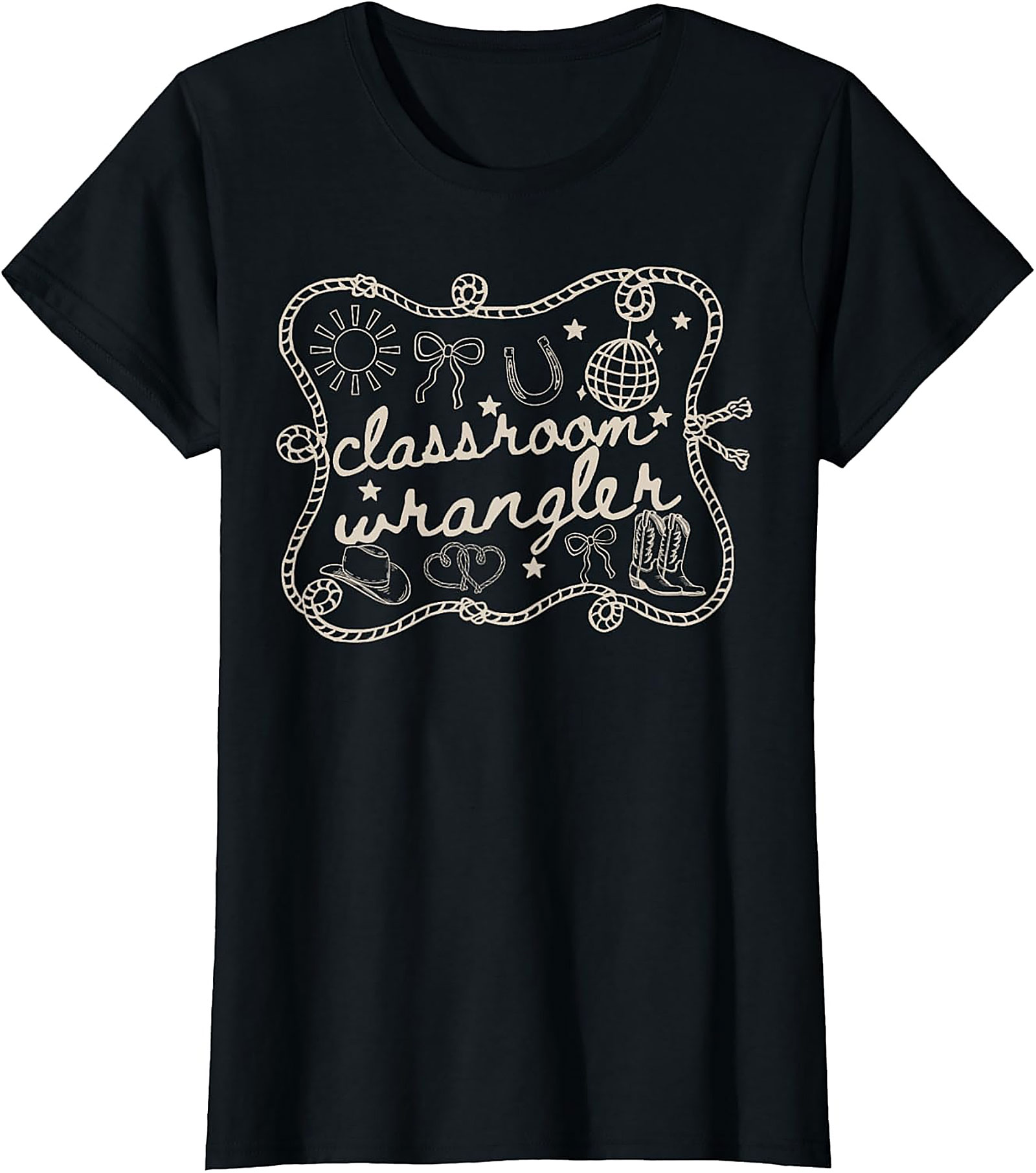 Classroom Wrangler Teacher T-Shirt | Funny Western Tee