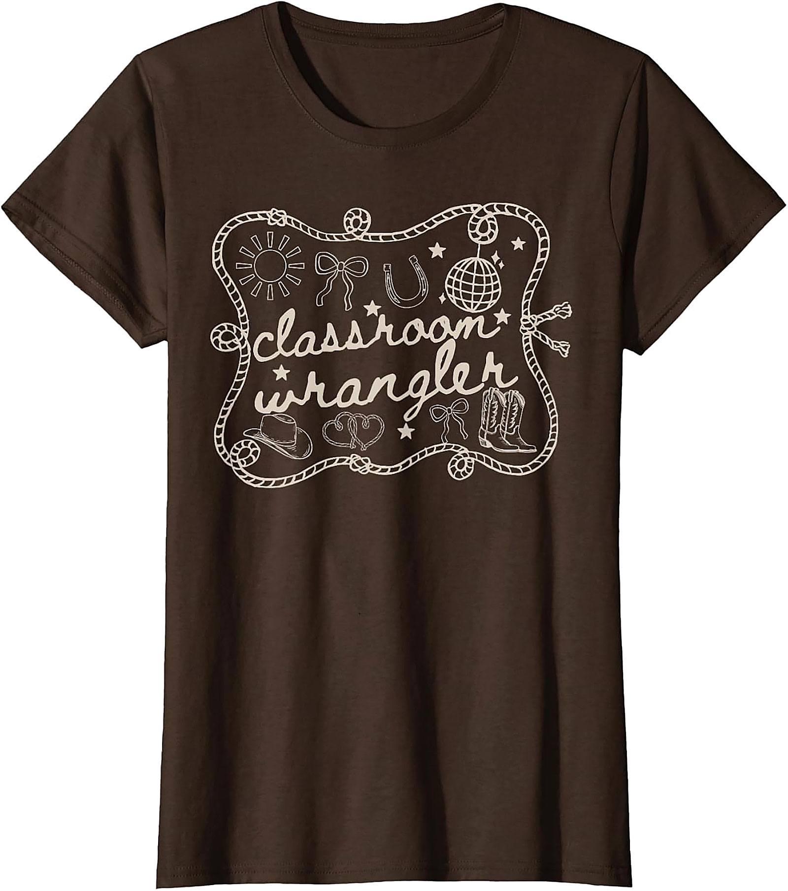 Classroom Wrangler Teacher T-Shirt | Funny Western Tee