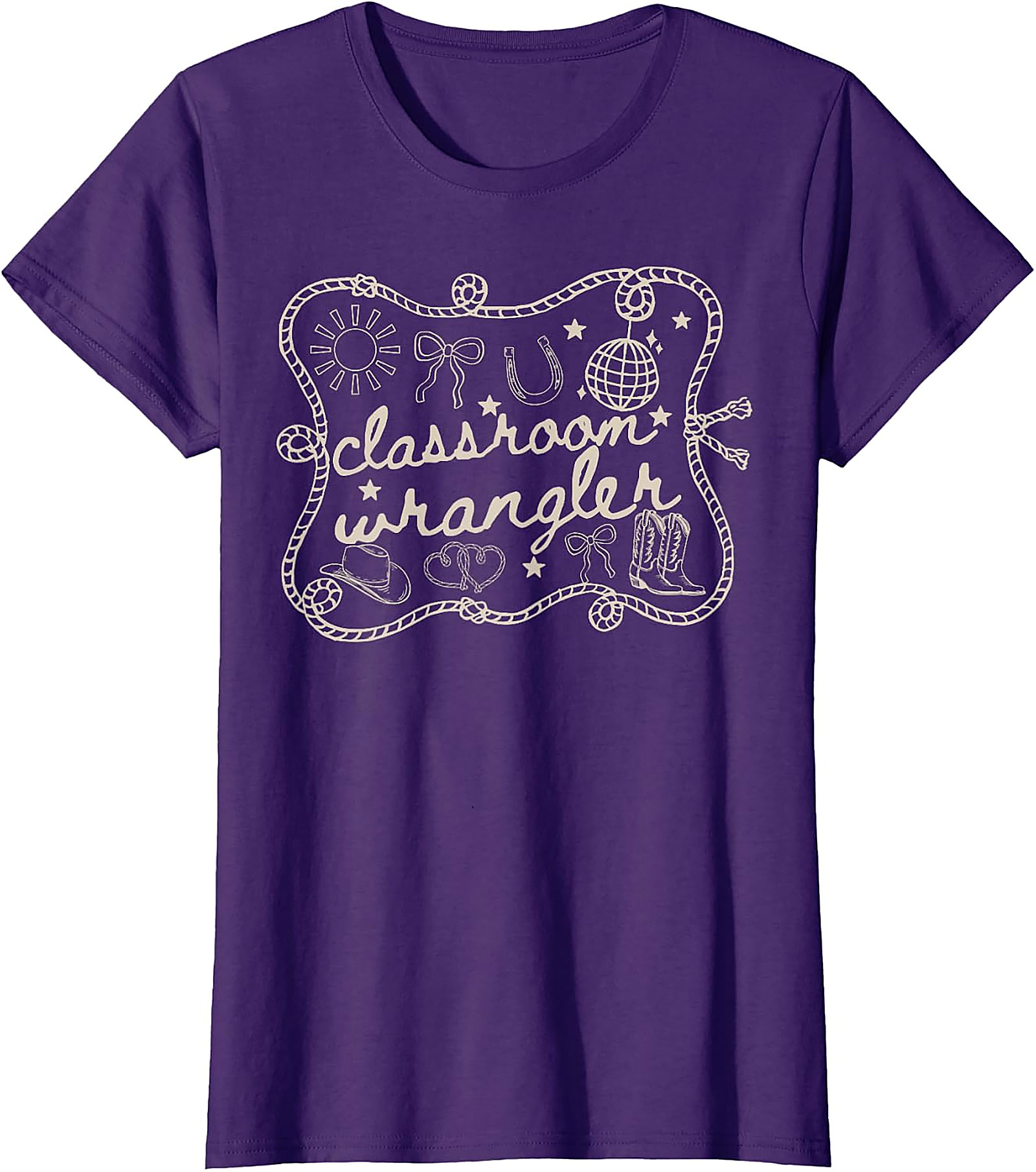 Classroom Wrangler Teacher T-Shirt | Funny Western Tee