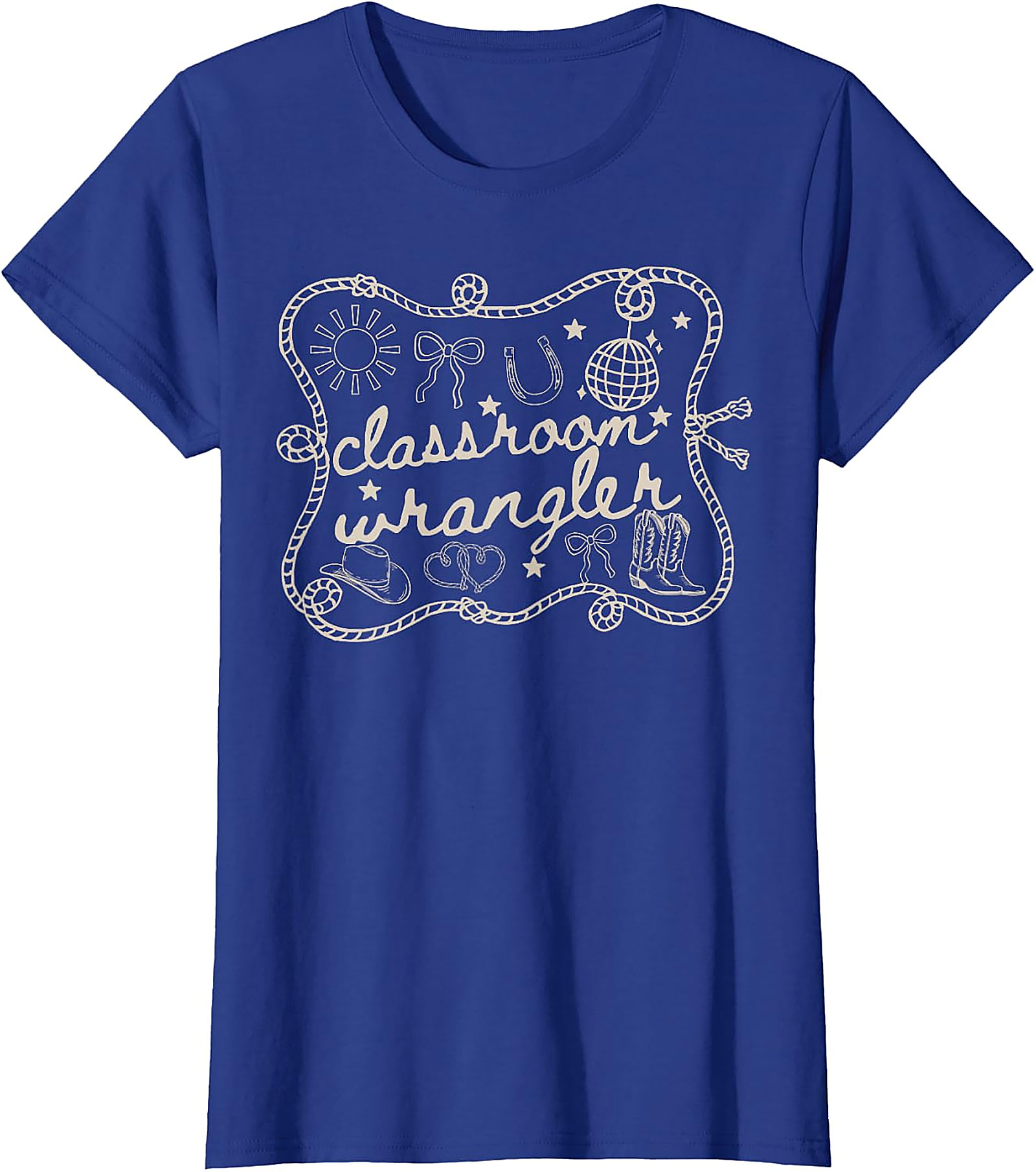 Classroom Wrangler Teacher T-Shirt | Funny Western Tee