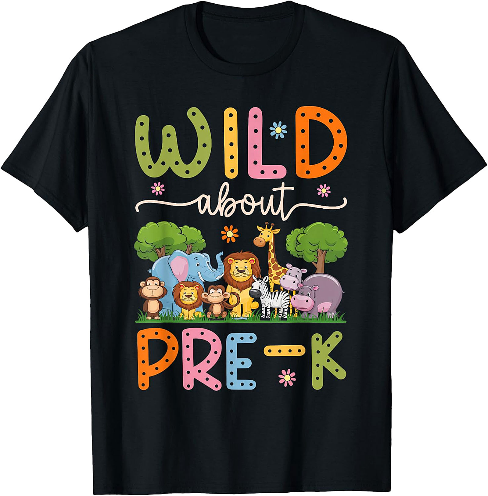 Wild About Pre-K Teacher Shirt | Back To School Tee