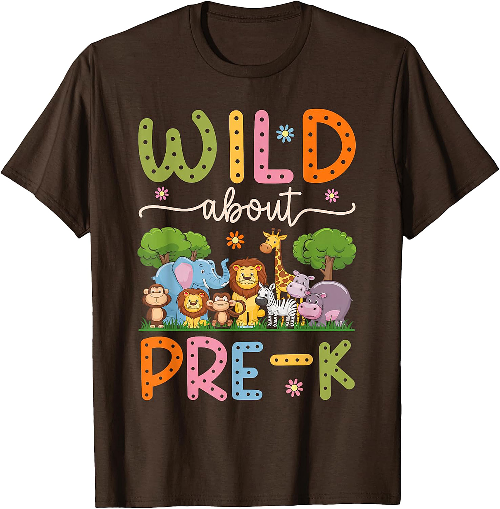 Wild About Pre-K Teacher Shirt | Back To School Tee
