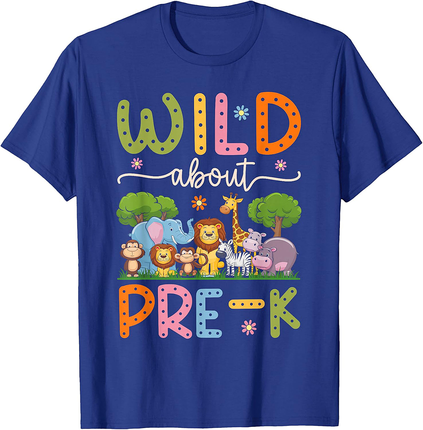 Wild About Pre-K Teacher Shirt | Back To School Tee