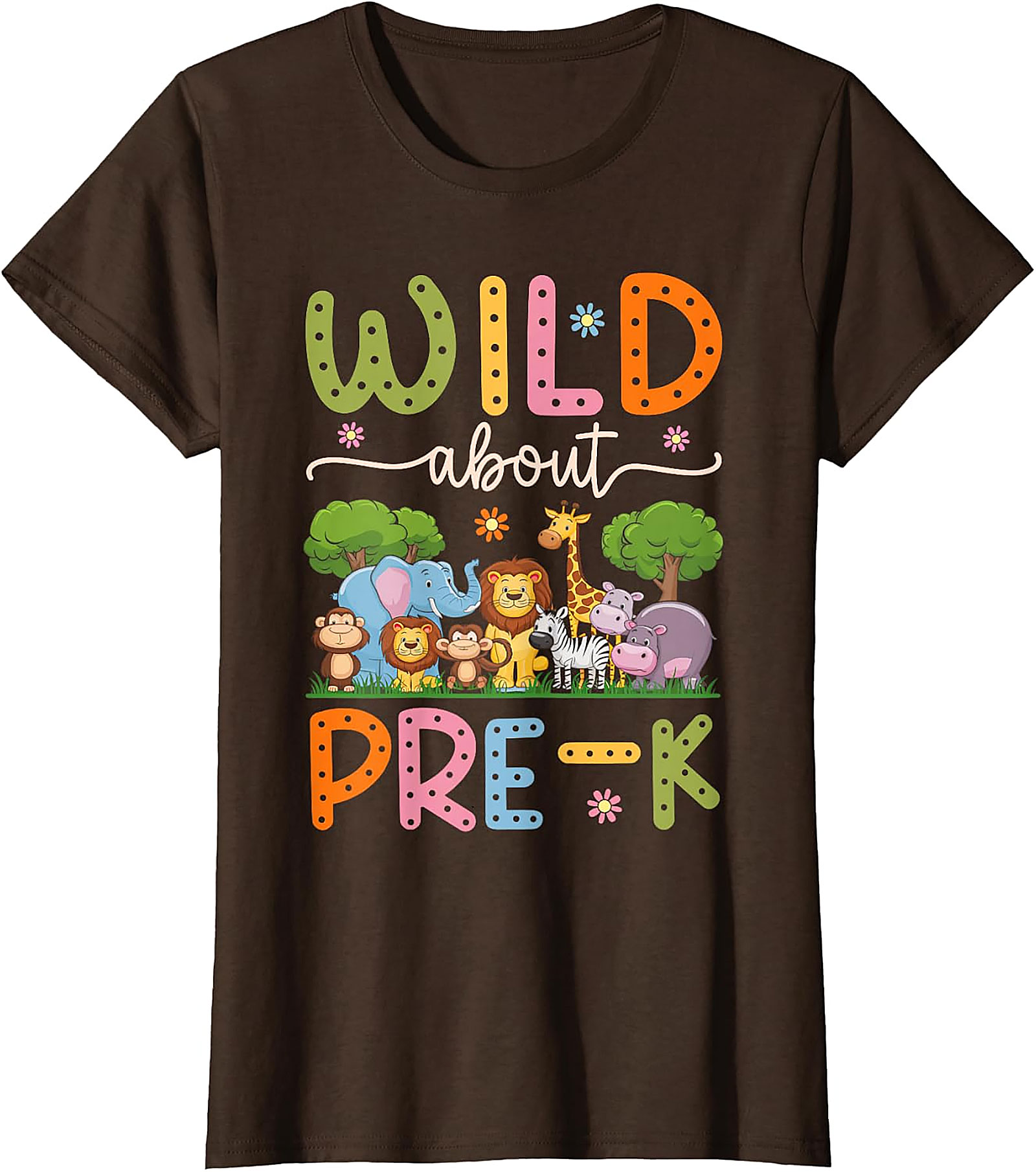 Wild About Pre-K Teacher Shirt | Back To School Tee