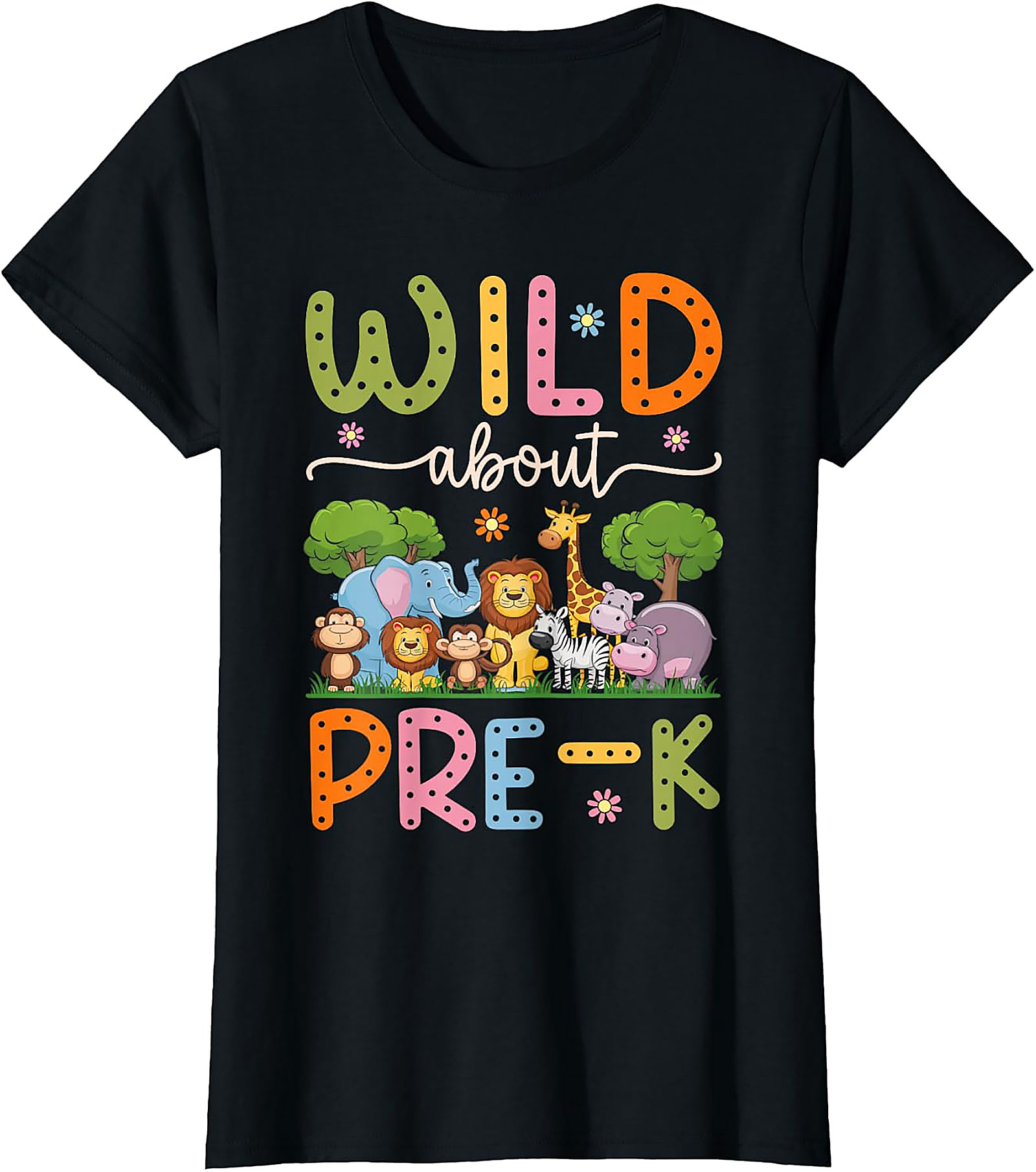 Wild About Pre-K Teacher Shirt | Back To School Tee
