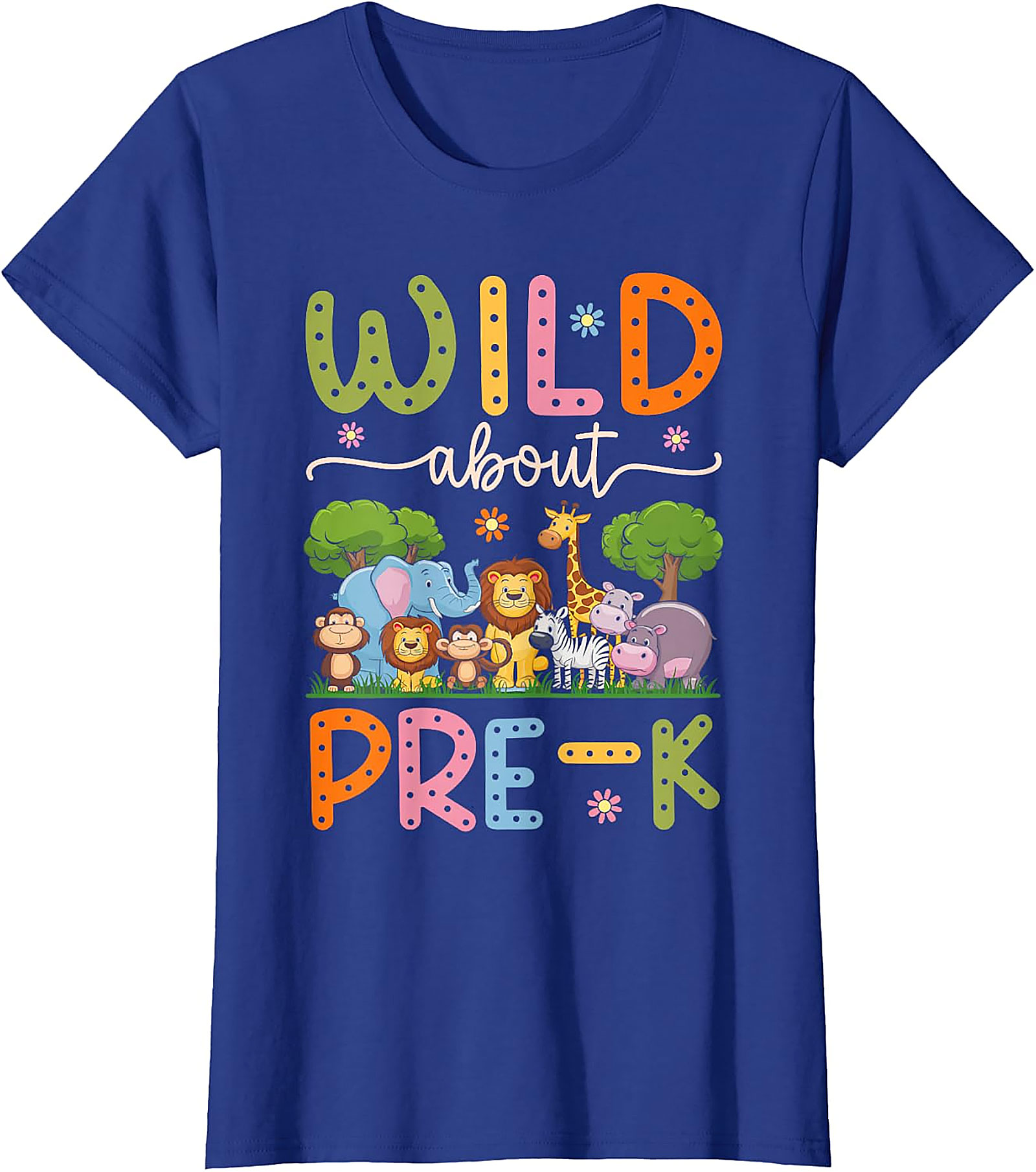 Wild About Pre-K Teacher Shirt | Back To School Tee