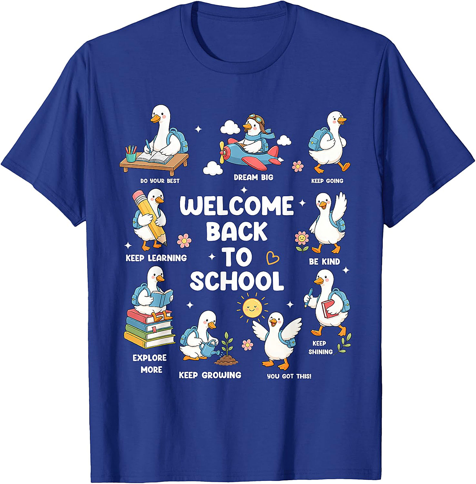 Welcome Back to School Goose Teacher T-Shirt