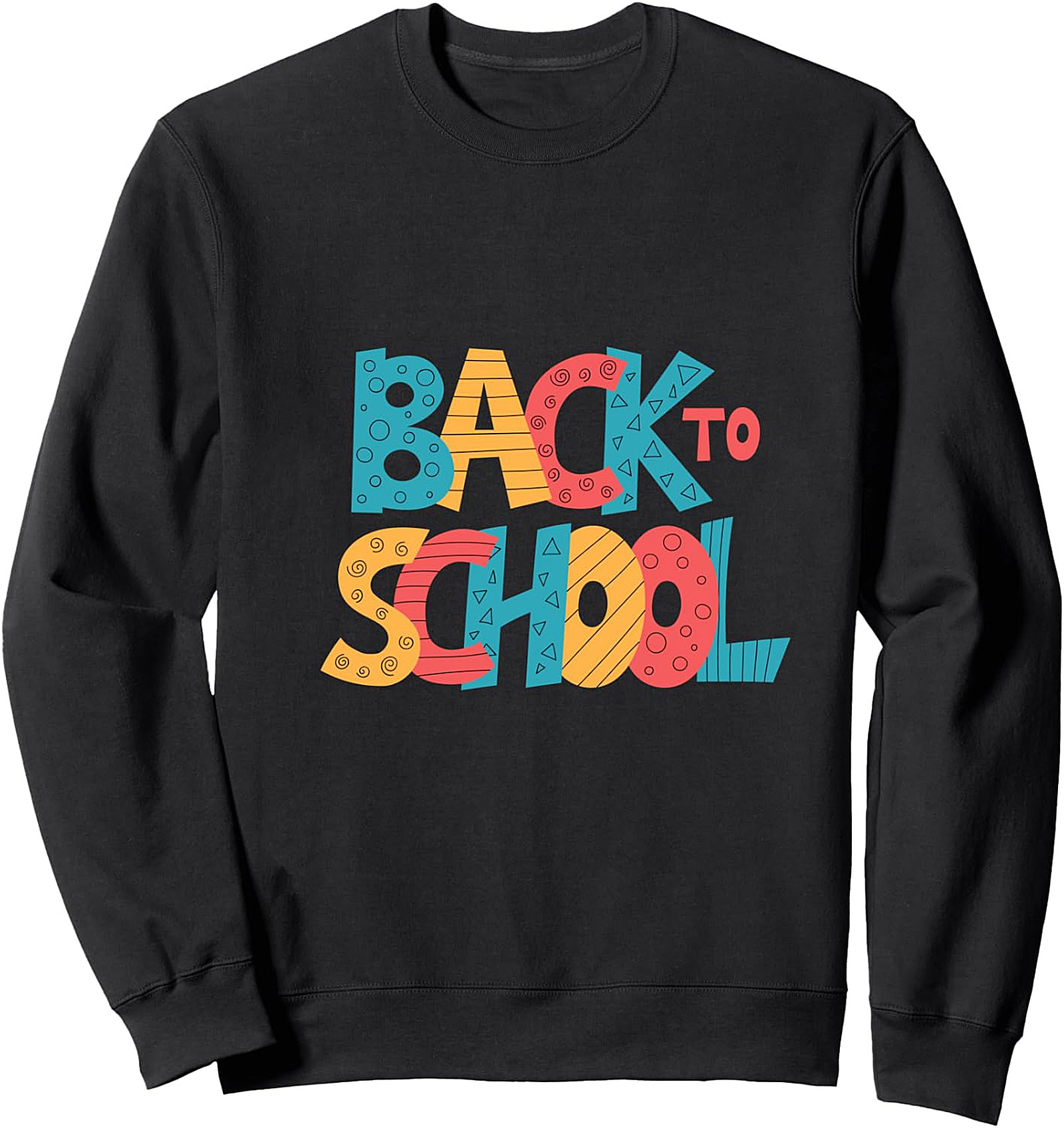 Back to School Sweatshirt | Colorful First Day Gift