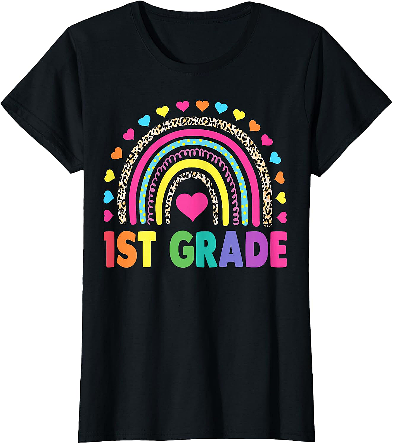 1st Grade Rainbow T-Shirt Girls, Boys & Teachers