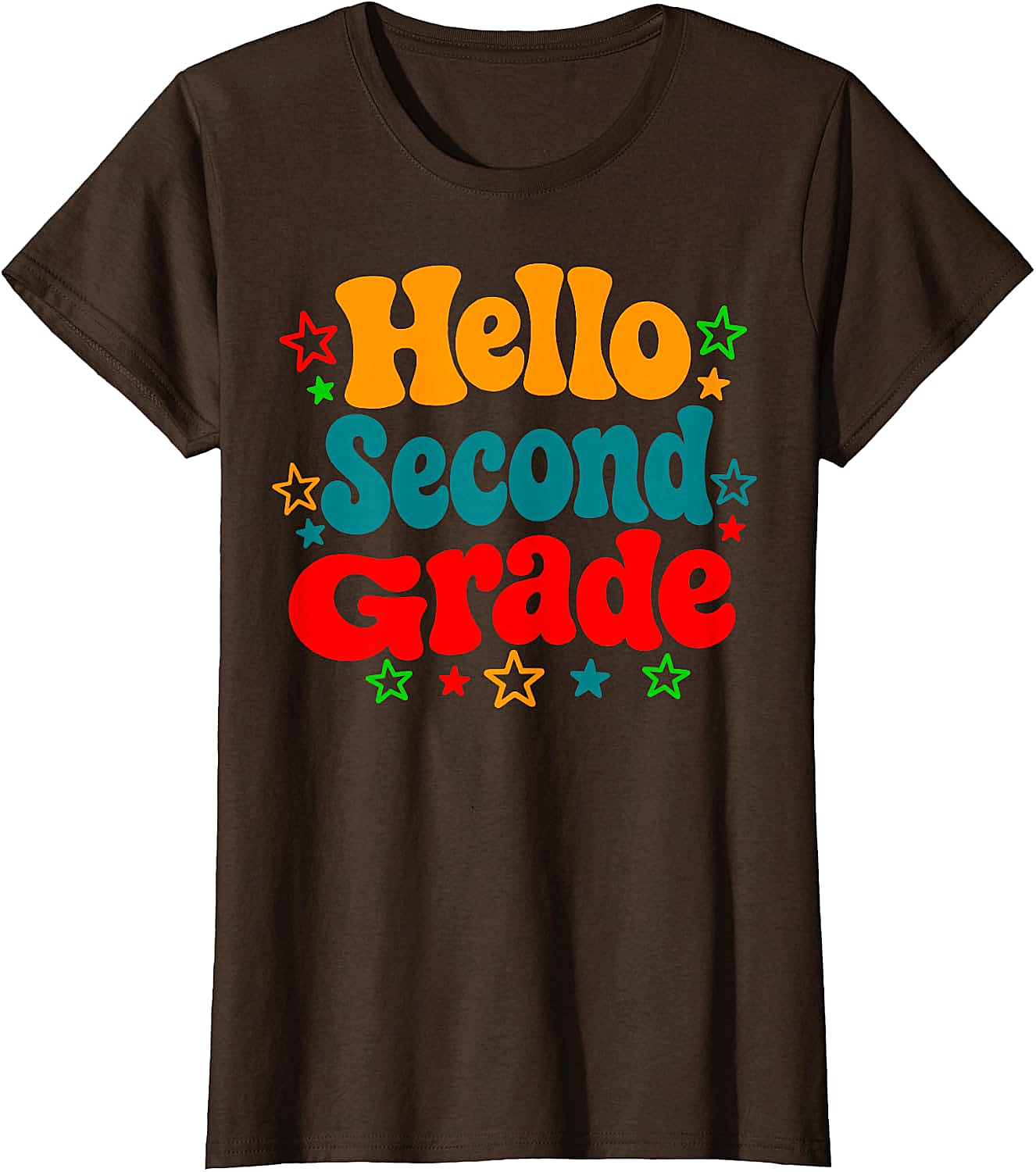  Hello Second Grade Back to School T-Shirt Teacher & Kids Tee