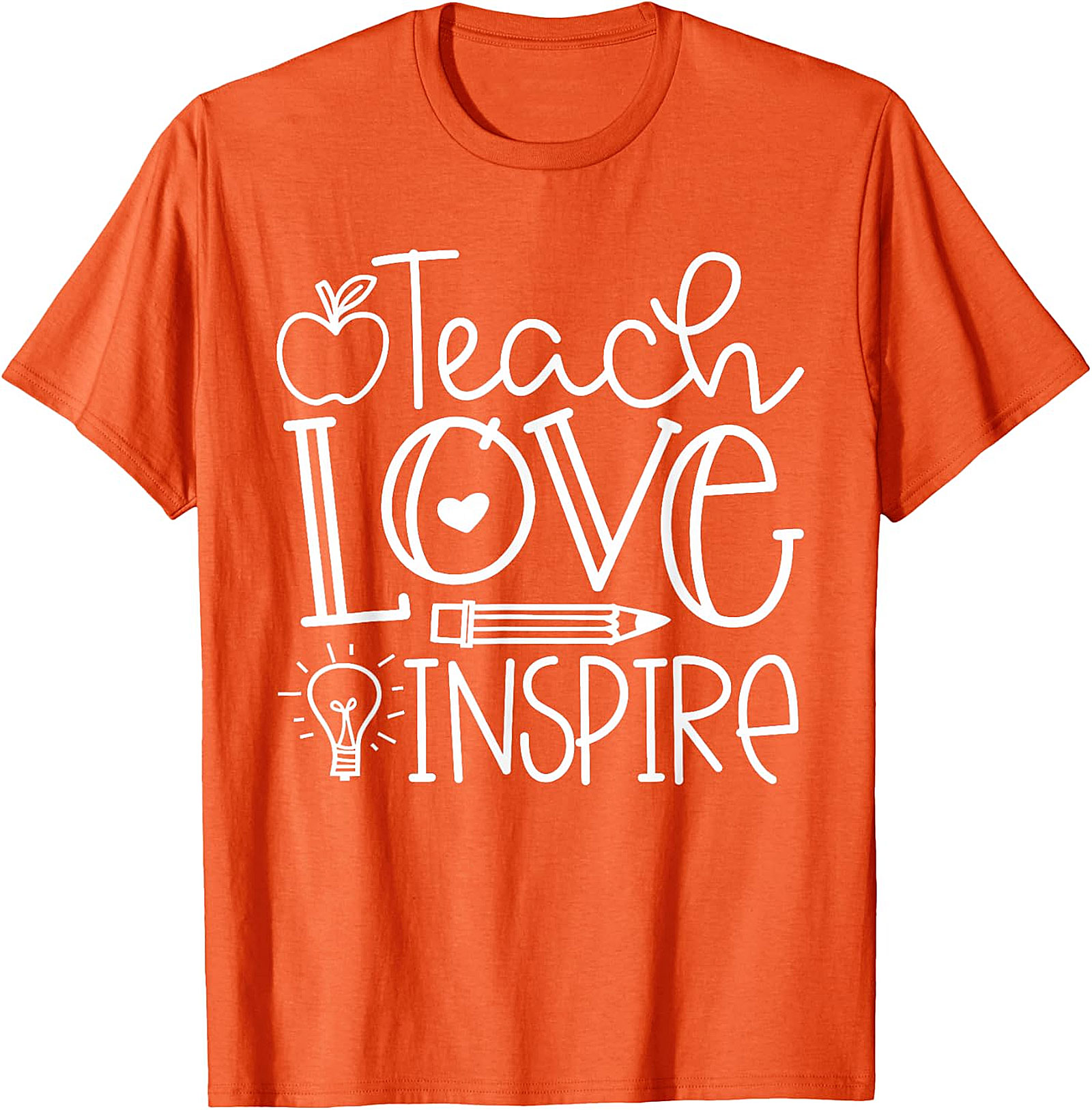 Teach Love Inspire T-Shirt | Back To School Teacher Gift