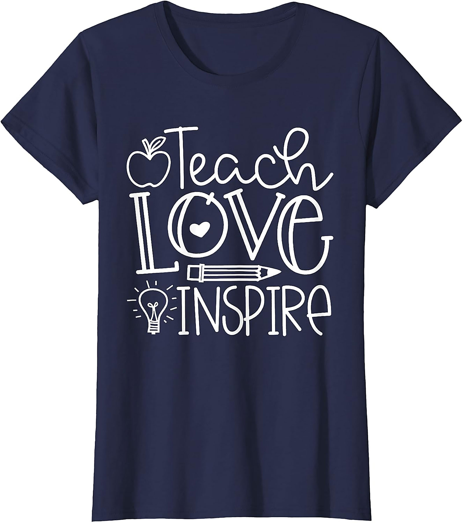 Teach Love Inspire T-Shirt | Back To School Teacher Gift