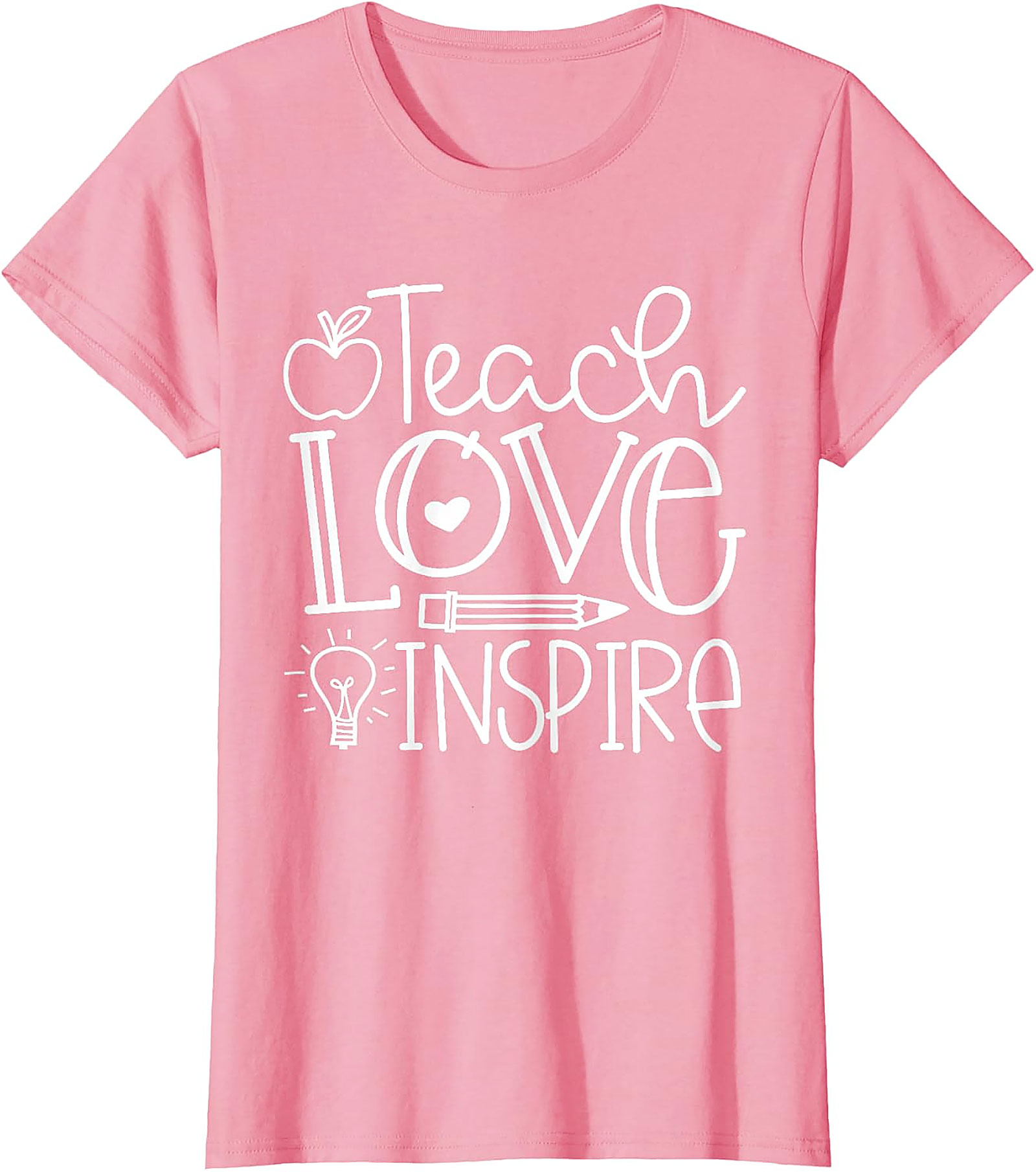 Teach Love Inspire T-Shirt | Back To School Teacher Gift