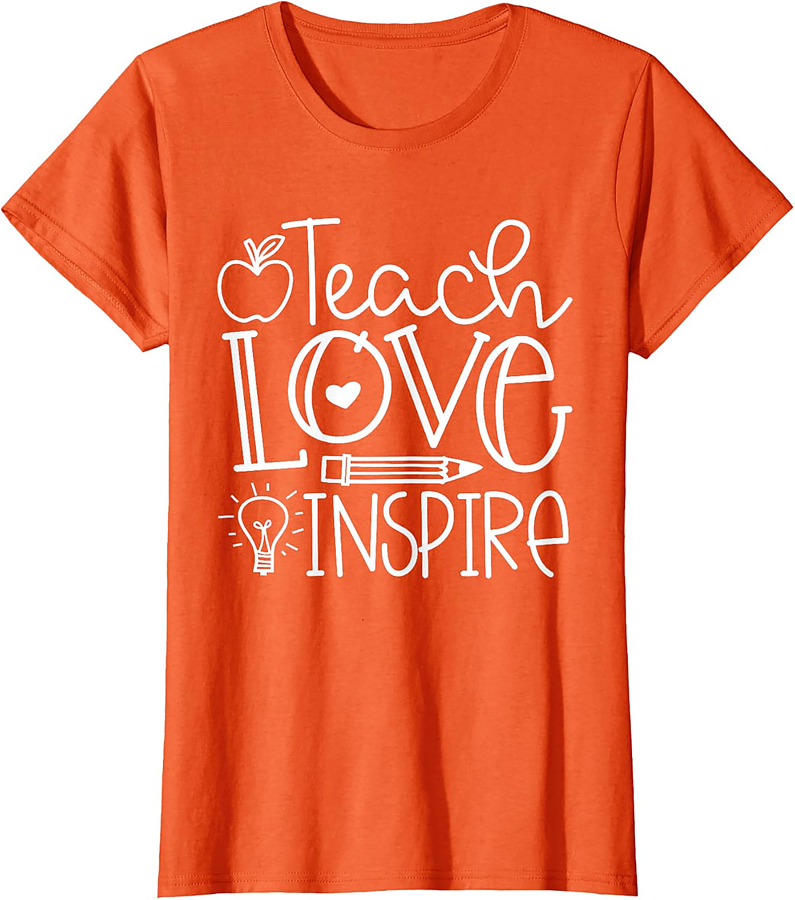 Teach Love Inspire T-Shirt | Back To School Teacher Gift