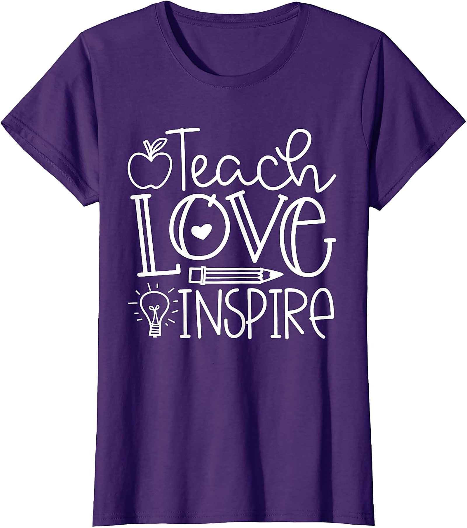 Teach Love Inspire T-Shirt | Back To School Teacher Gift