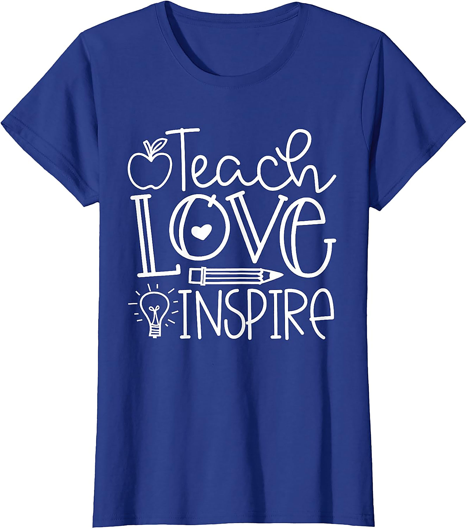 Teach Love Inspire T-Shirt | Back To School Teacher Gift