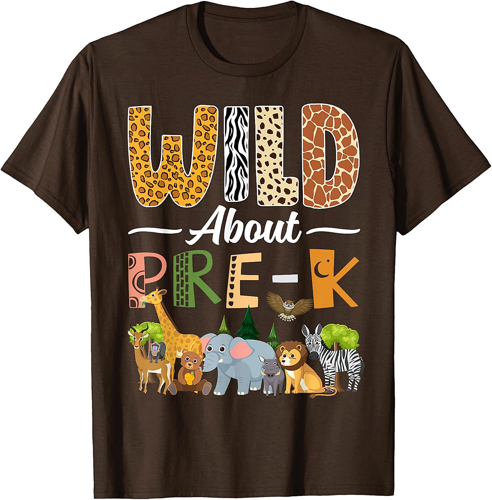 Wild About Pre-K T-Shirt | Back to School Teacher Gift
