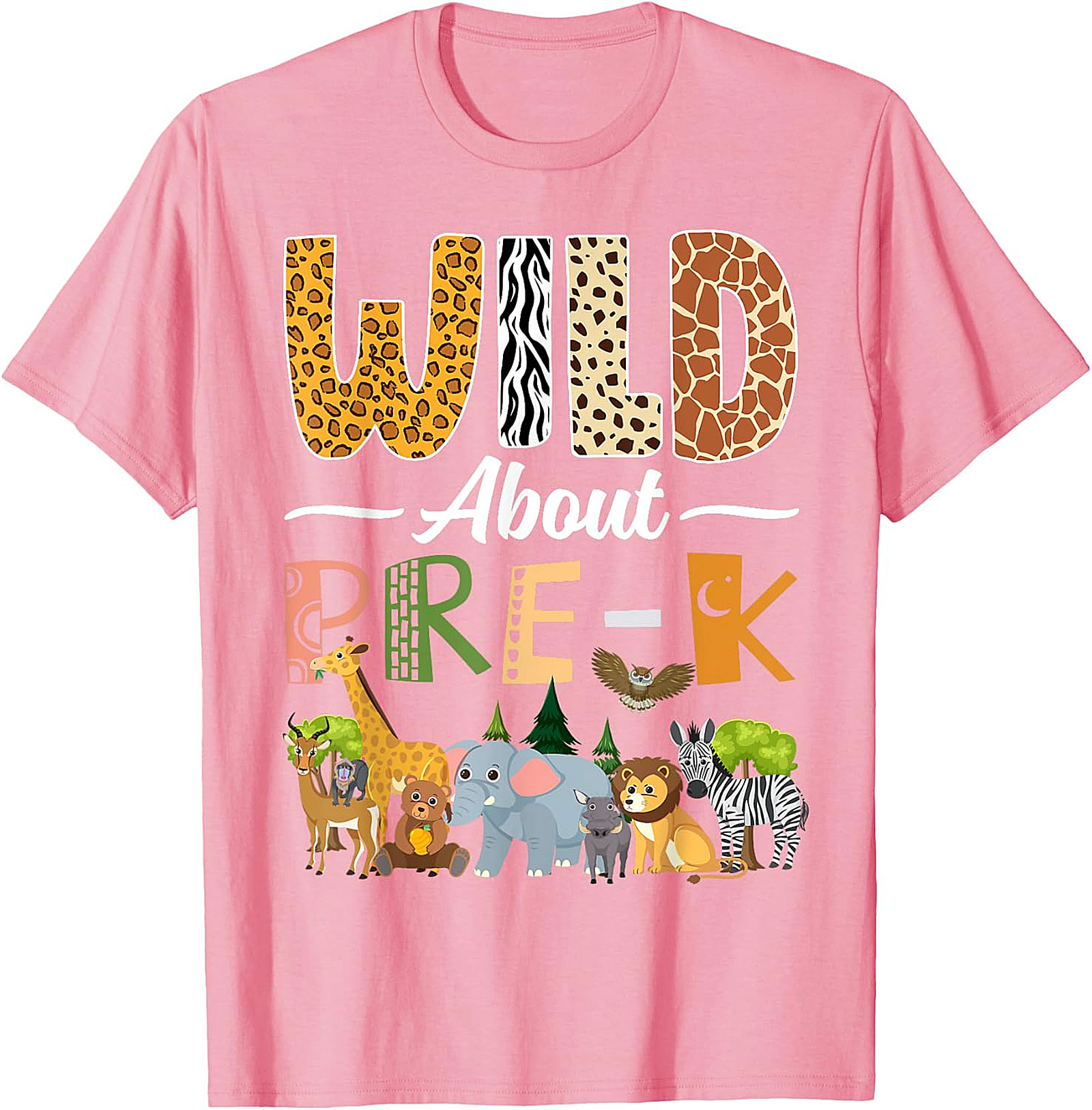Wild About Pre-K T-Shirt | Back to School Teacher Gift