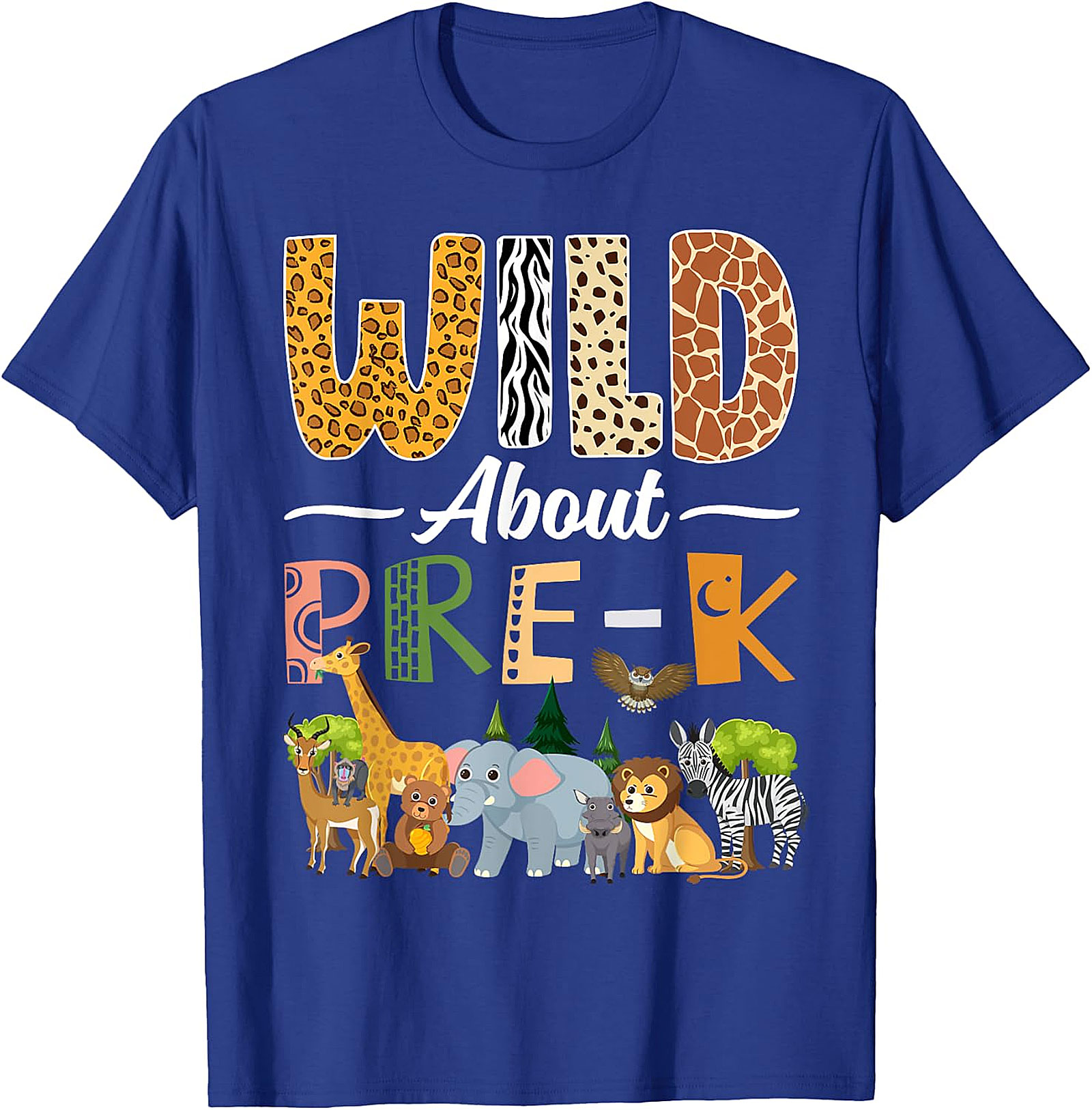Wild About Pre-K T-Shirt | Back to School Teacher Gift