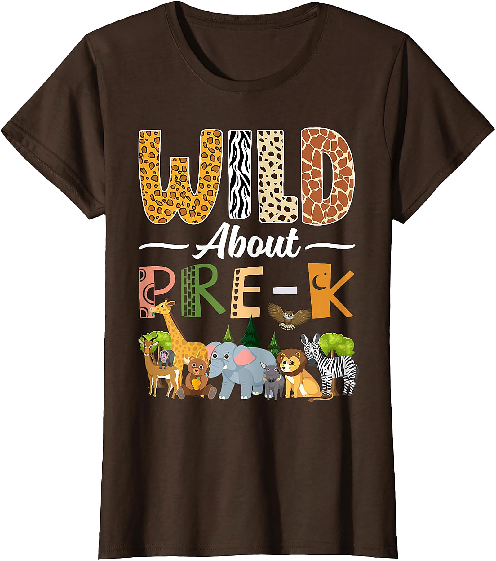 Wild About Pre-K T-Shirt | Back to School Teacher Gift