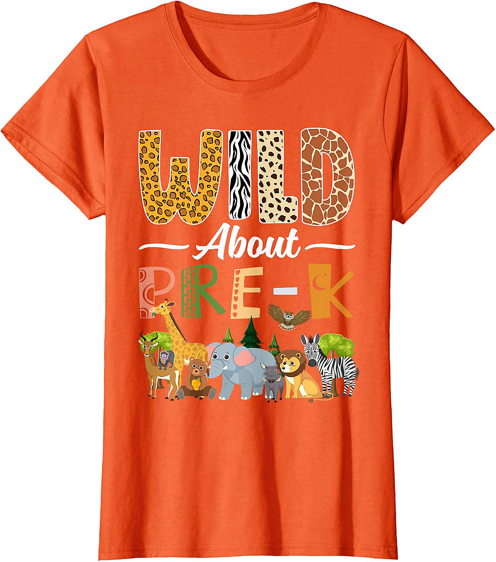 Wild About Pre-K T-Shirt | Back to School Teacher Gift