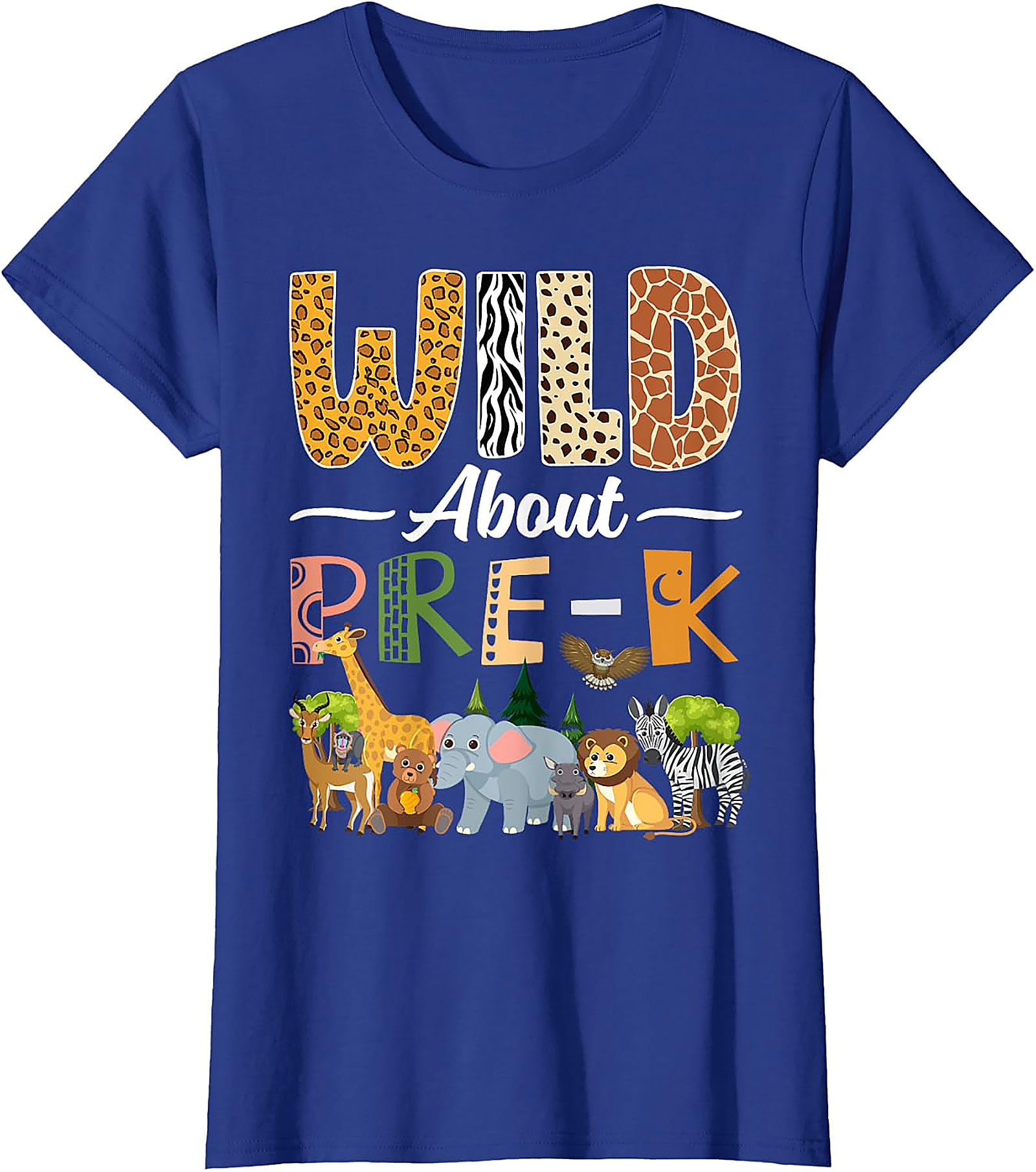 Wild About Pre-K T-Shirt | Back to School Teacher Gift