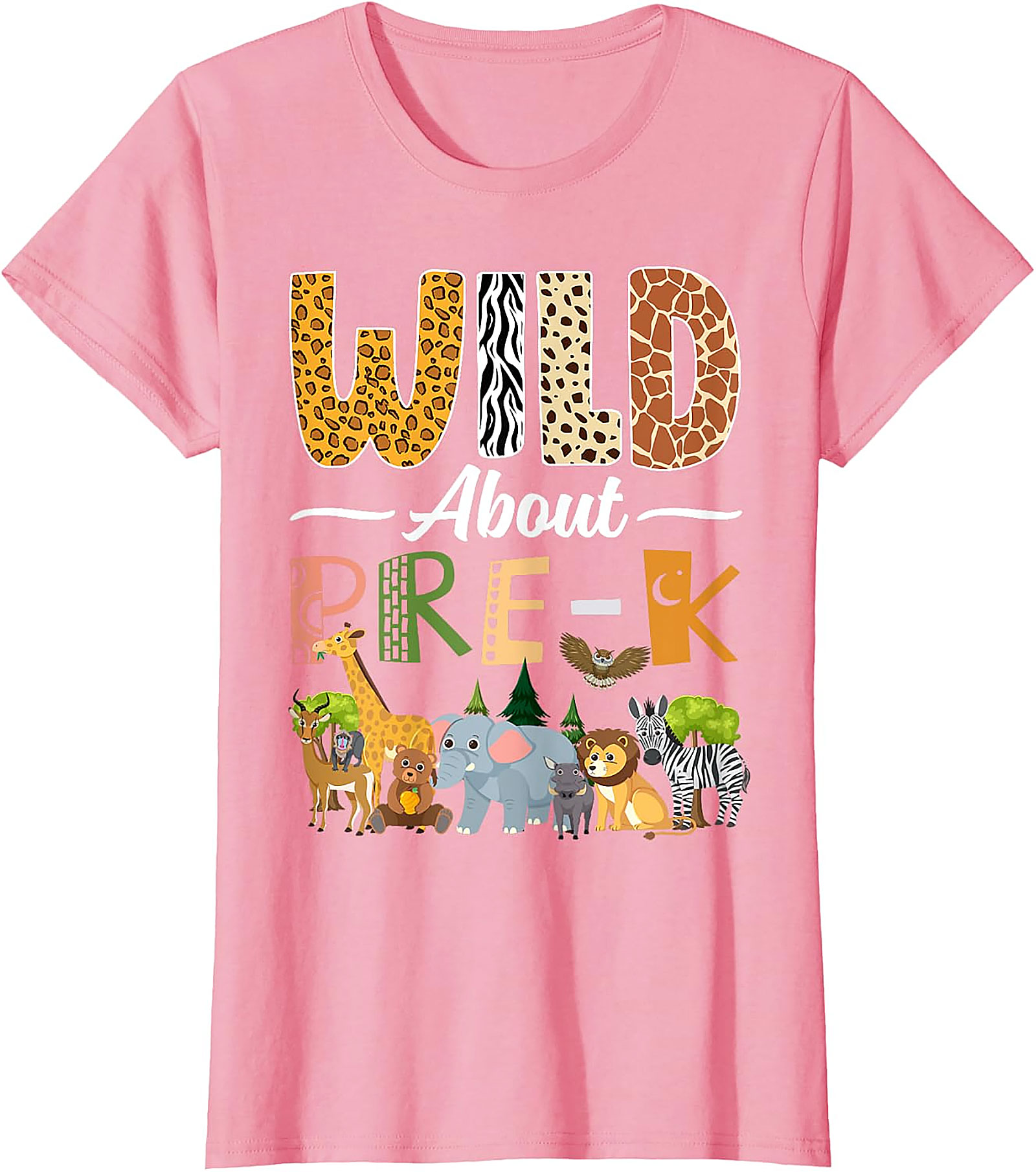 Wild About Pre-K T-Shirt | Back to School Teacher Gift