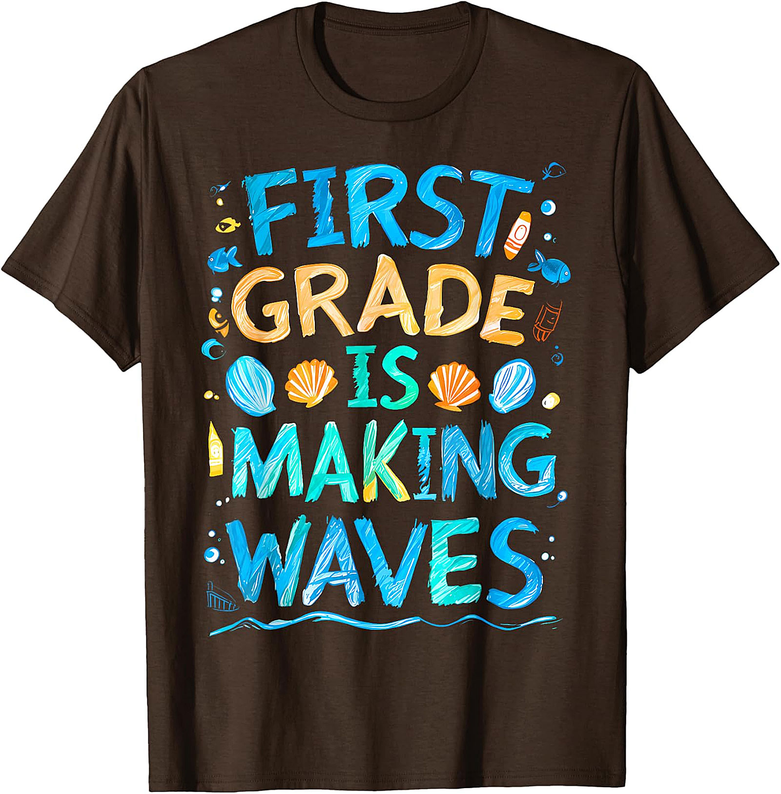 First Grade Making Waves T-Shirt | Back to School Tee