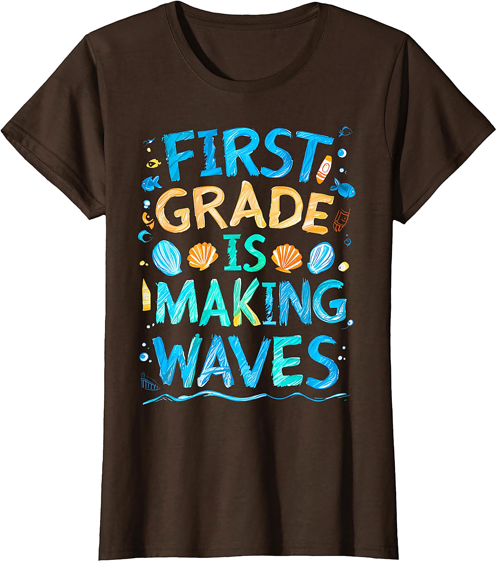 First Grade Making Waves T-Shirt | Back to School Tee