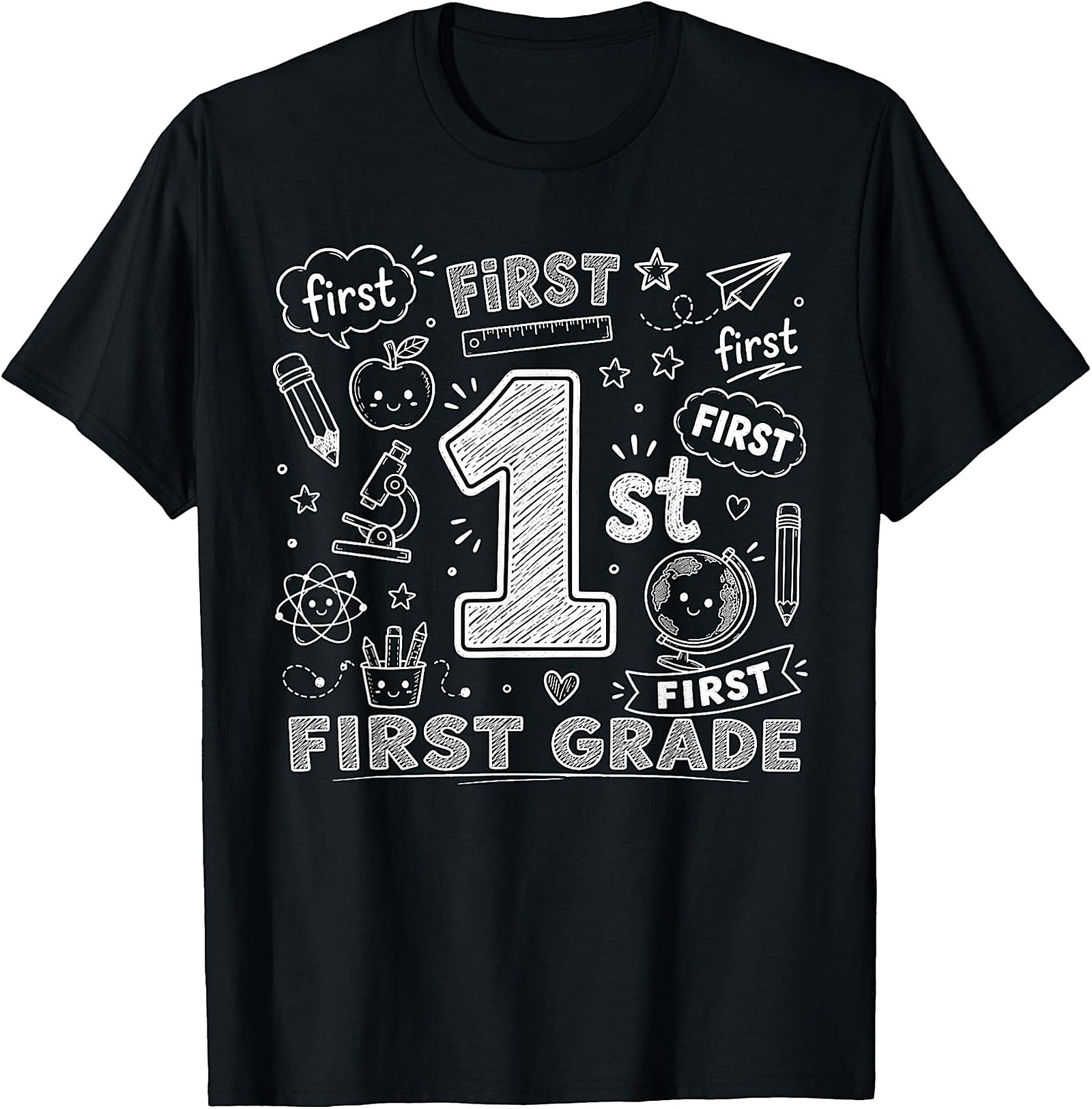 1st Grade Back to School T-Shirt | Funny First Grade Tee