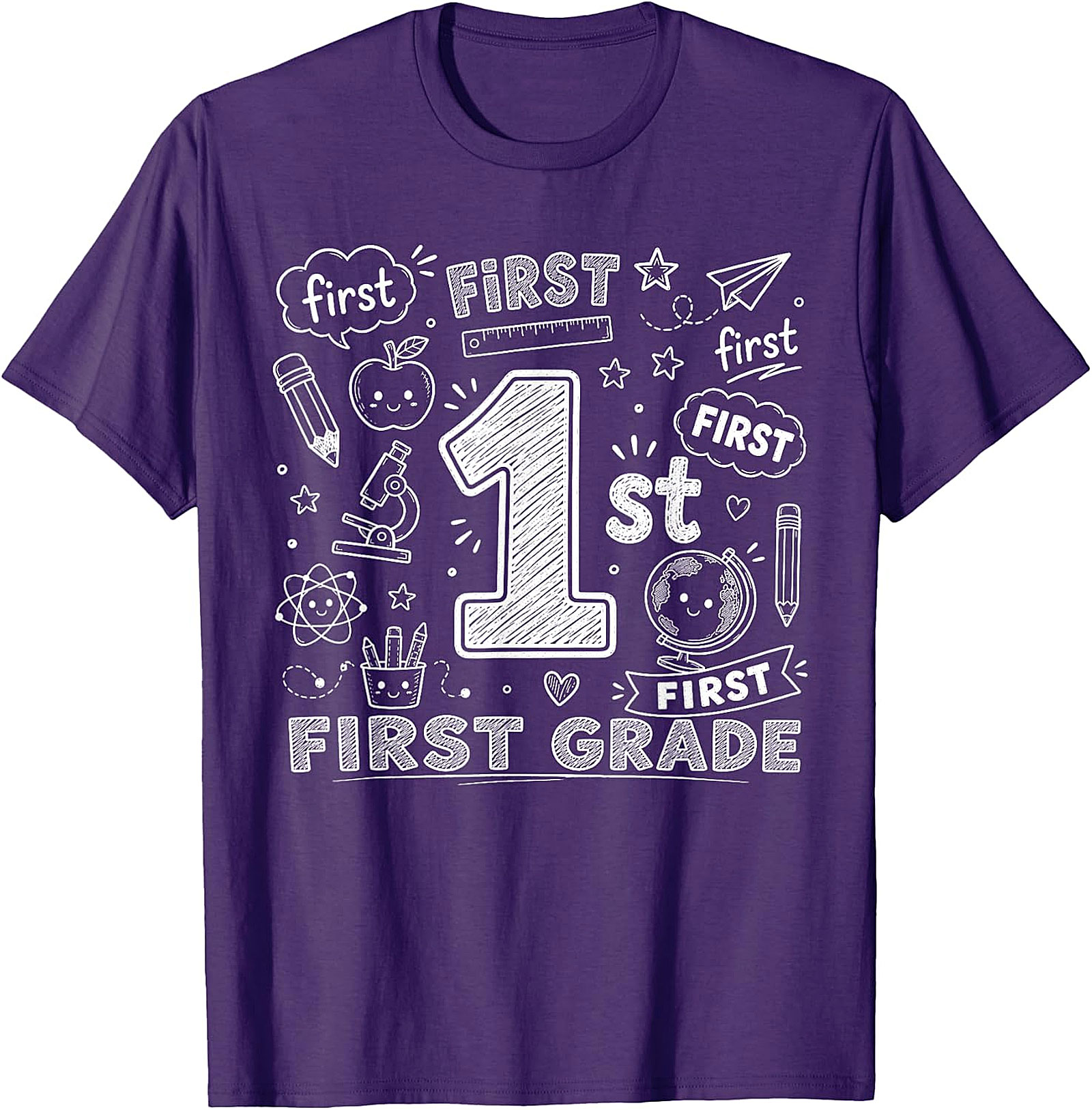 1st Grade Back to School T-Shirt | Funny First Grade Tee